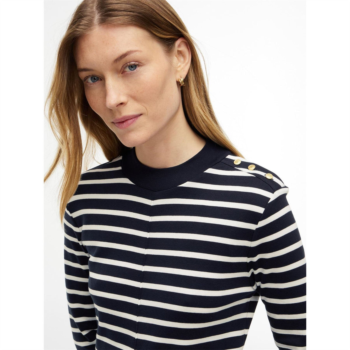 Tommy Hilfiger Cody Long Sleeve Crew Neck Slim Fit Skater Dress