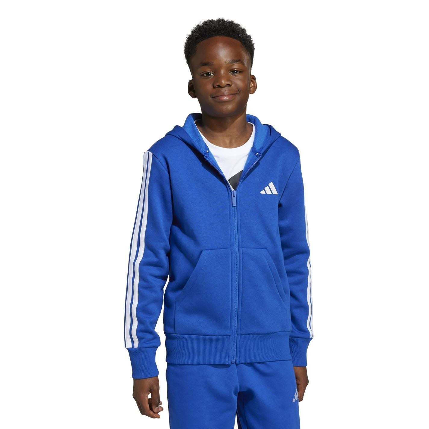 adidas Essentials 3 Stripes Hoodie Kids