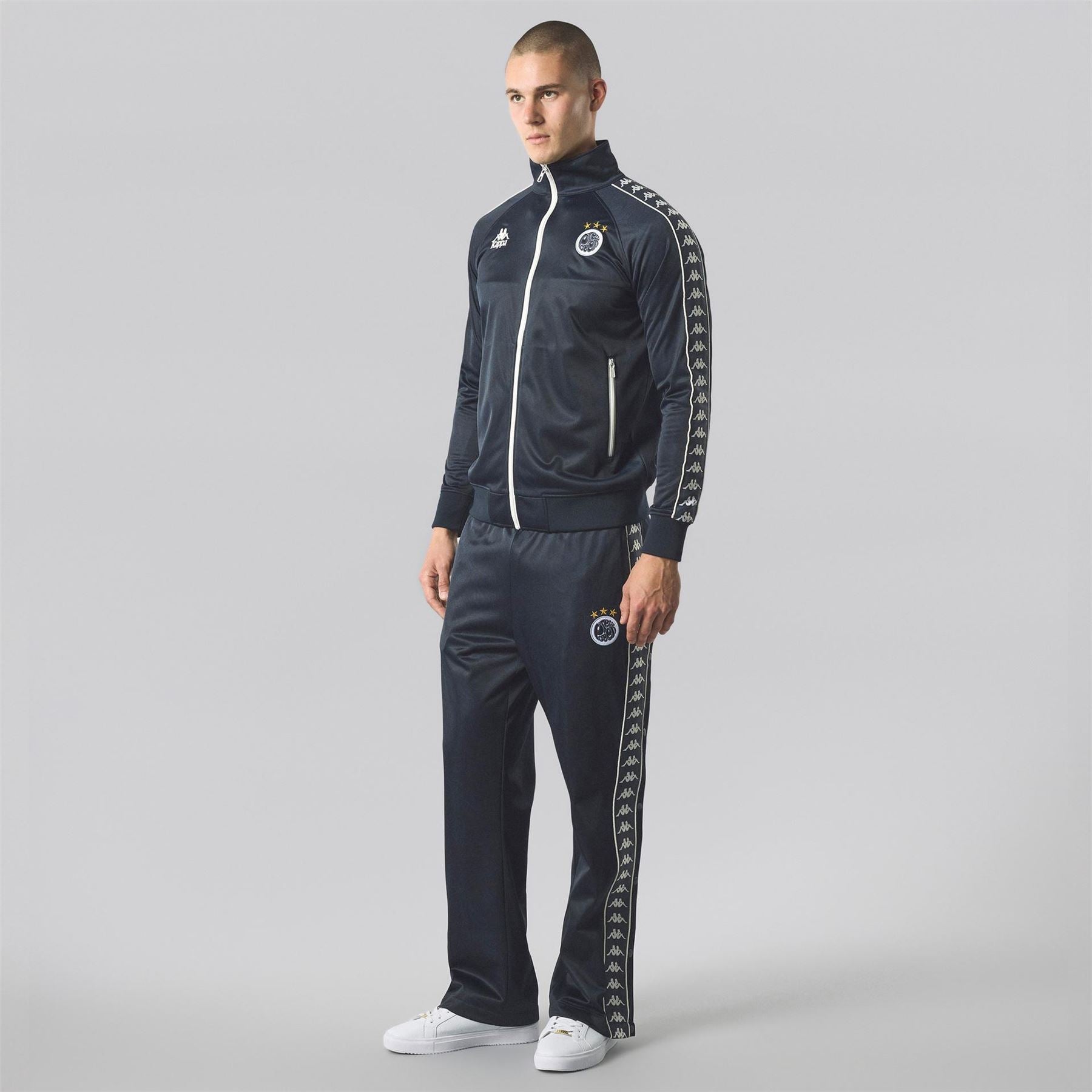 Kappa Banda Raglan Sleeve Zip Neck Tracktop