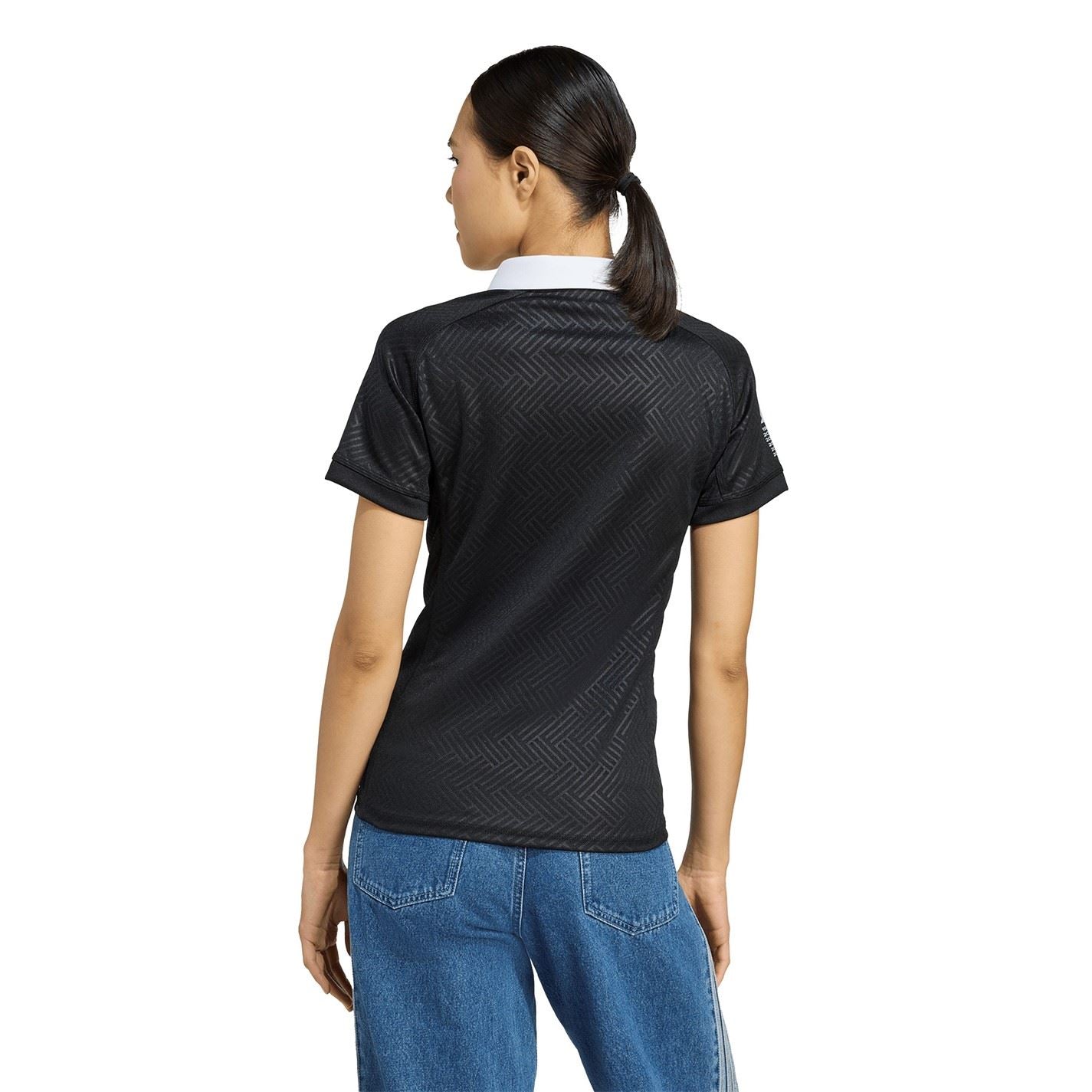 adidas Womens Black Ferns World Cup Home Shirt 2025