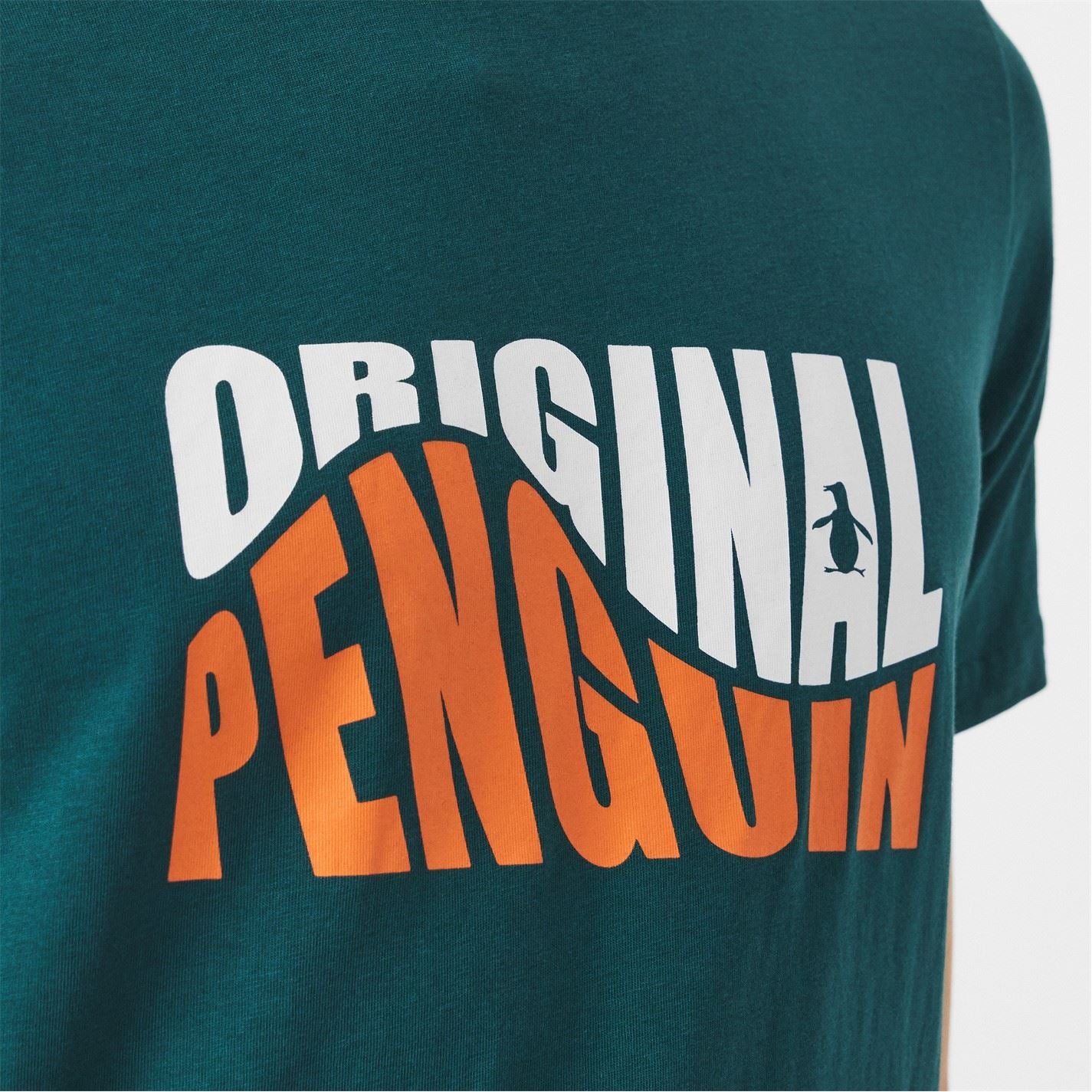 Original Penguin Penguin Lettering Crew Neck T-Shirt