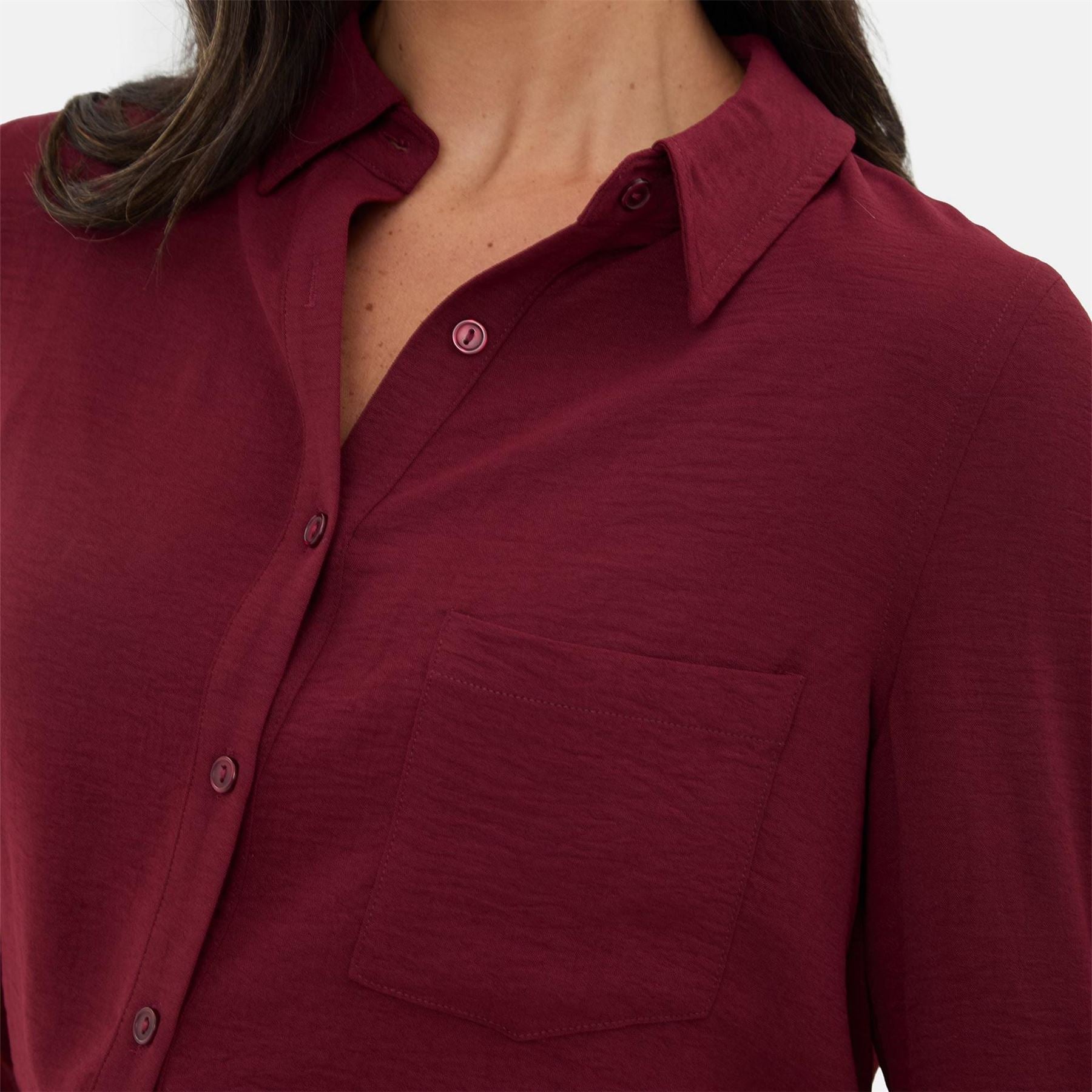I Saw It First Crepe Long Sleeved Shirt