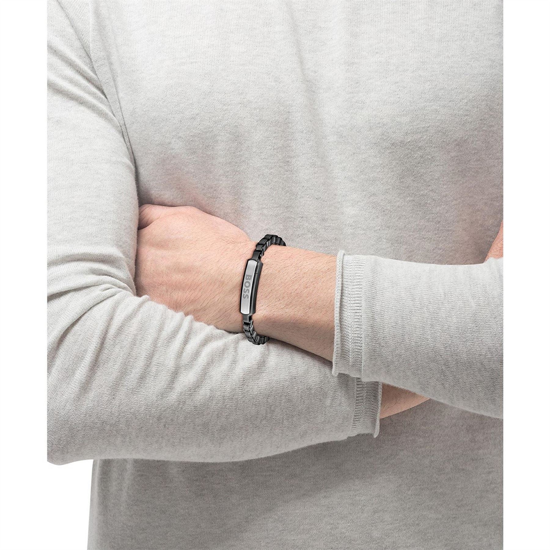 Boss Devon Branded Magnetic Closure Bracelet