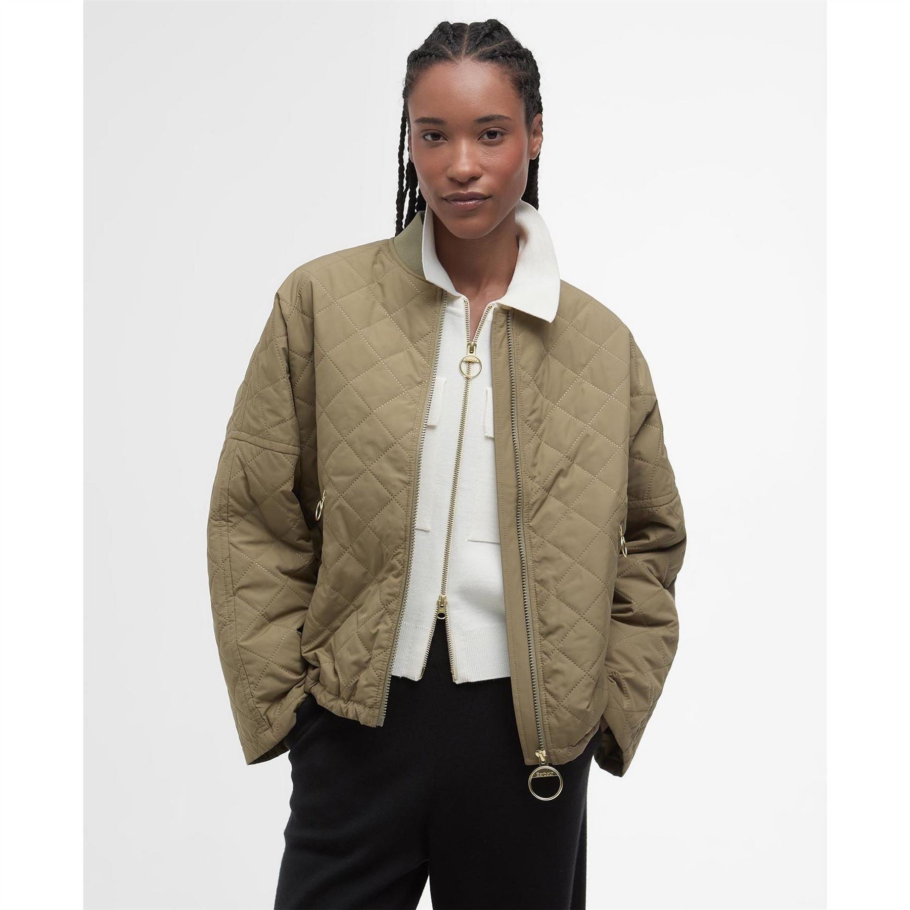 Barbour Quilted Bomber Jacket