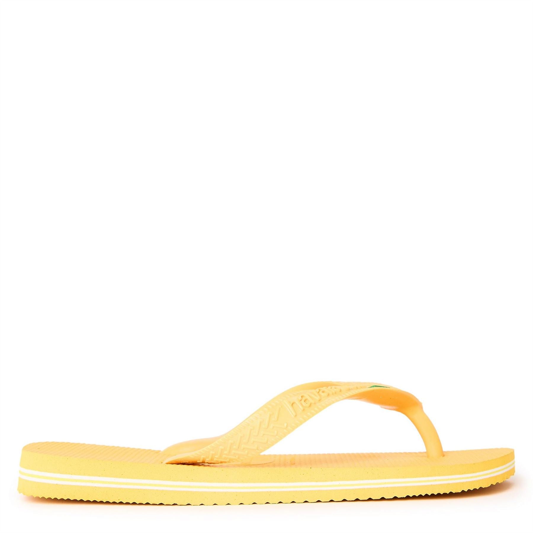 Havaianas Kids Brasil Pop Yellow Flip Flops