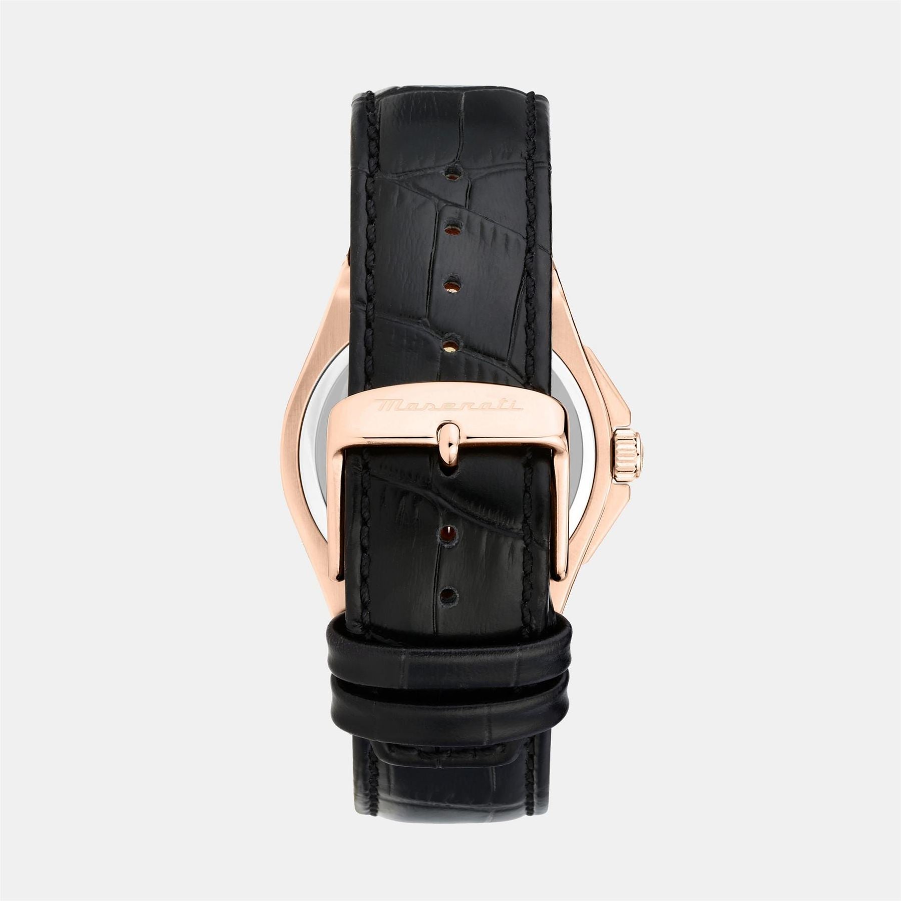 Maserati Velocita Dress Analogue Alligator Leather Strap Watch