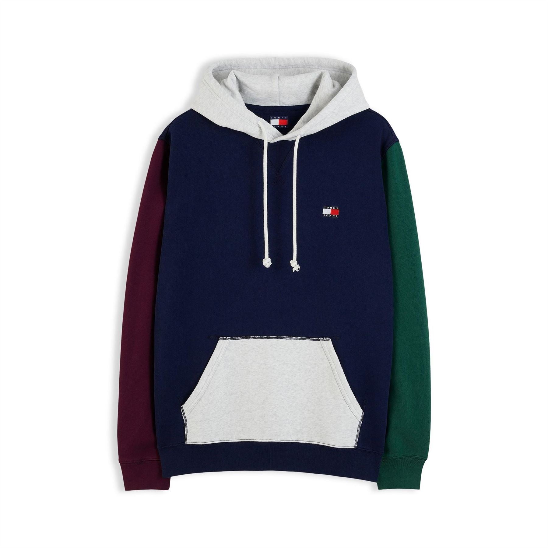 Tommy Jeans Badge Cotton Over The Head Hoodie
