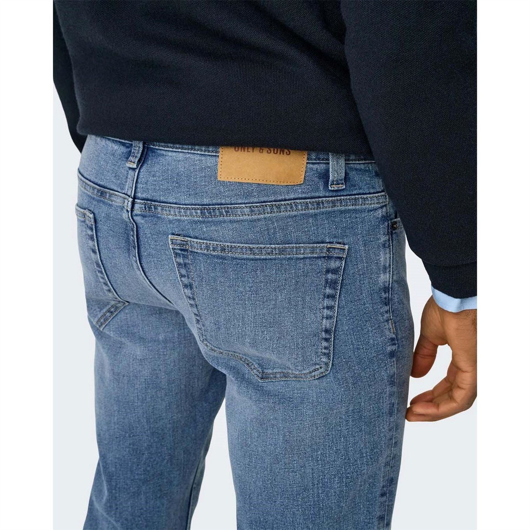 Only and Sons Solid Patterned Slim Cut Pants