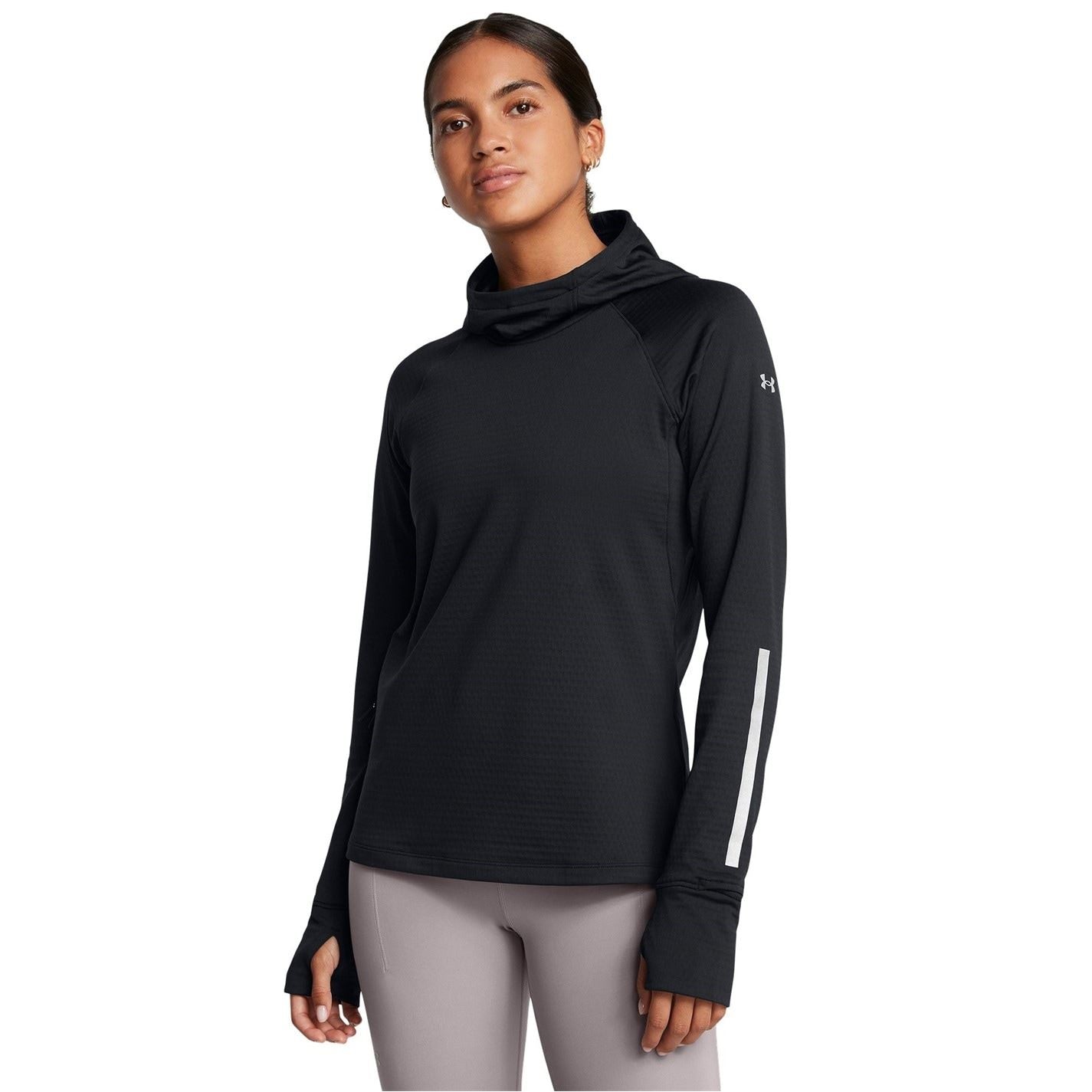Under Armour Reflective Ribbon Raglan Sleeve Hoodie Sweatshirt