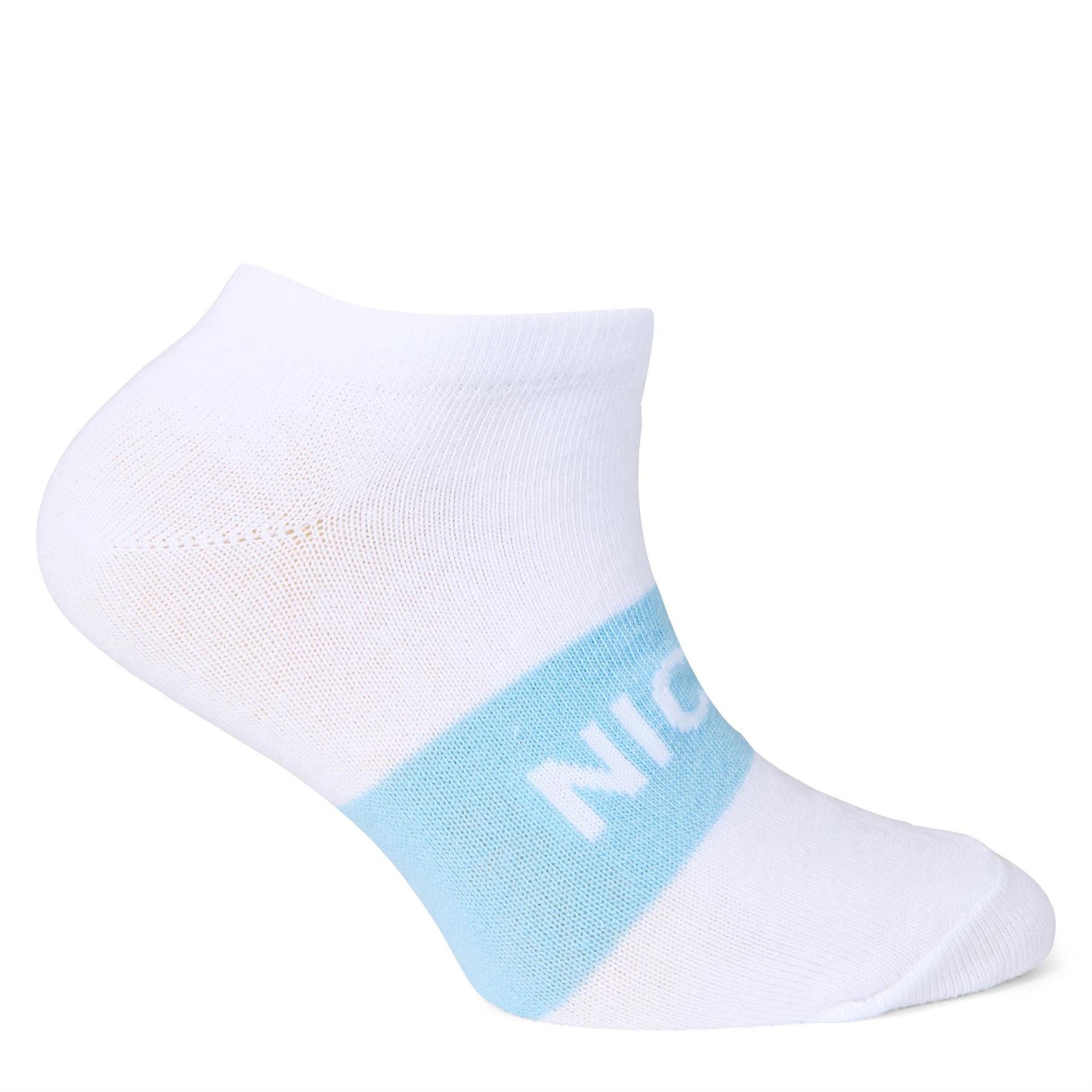 Nicce 5 Pack Towson Junior Lettering No Show Socks