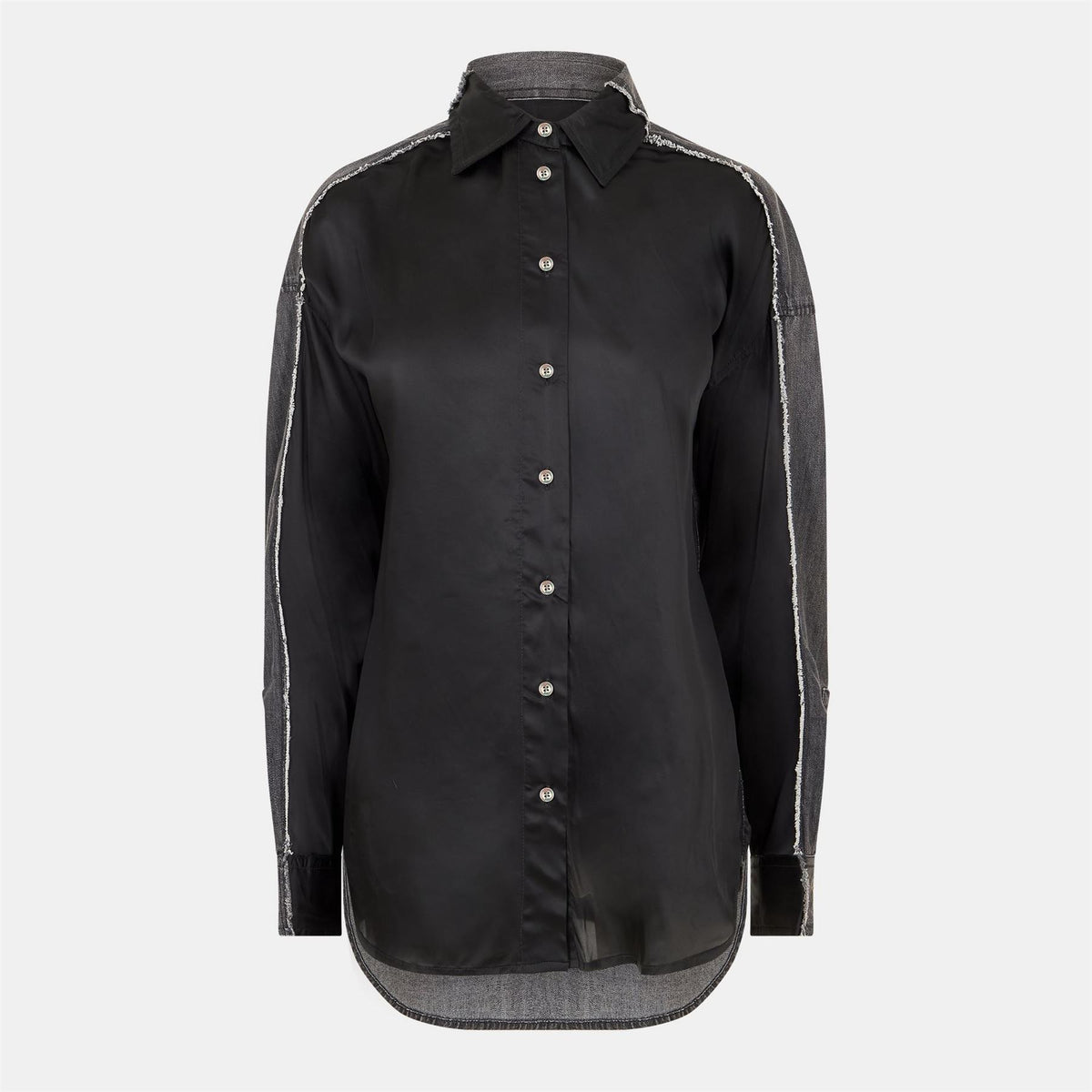 Diesel Long Sleeve Plain Shirt
