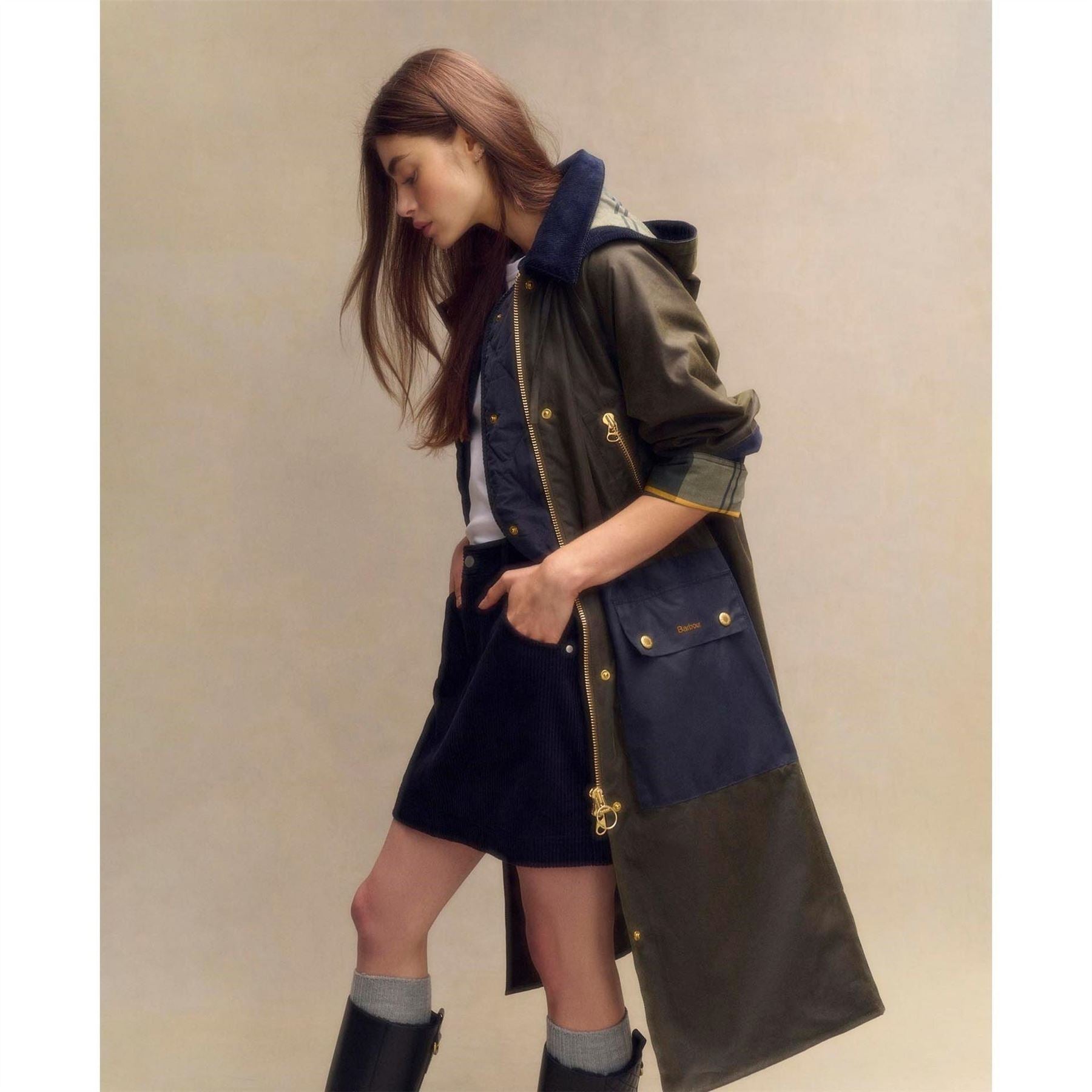 Barbour Cord Mini Skirt
