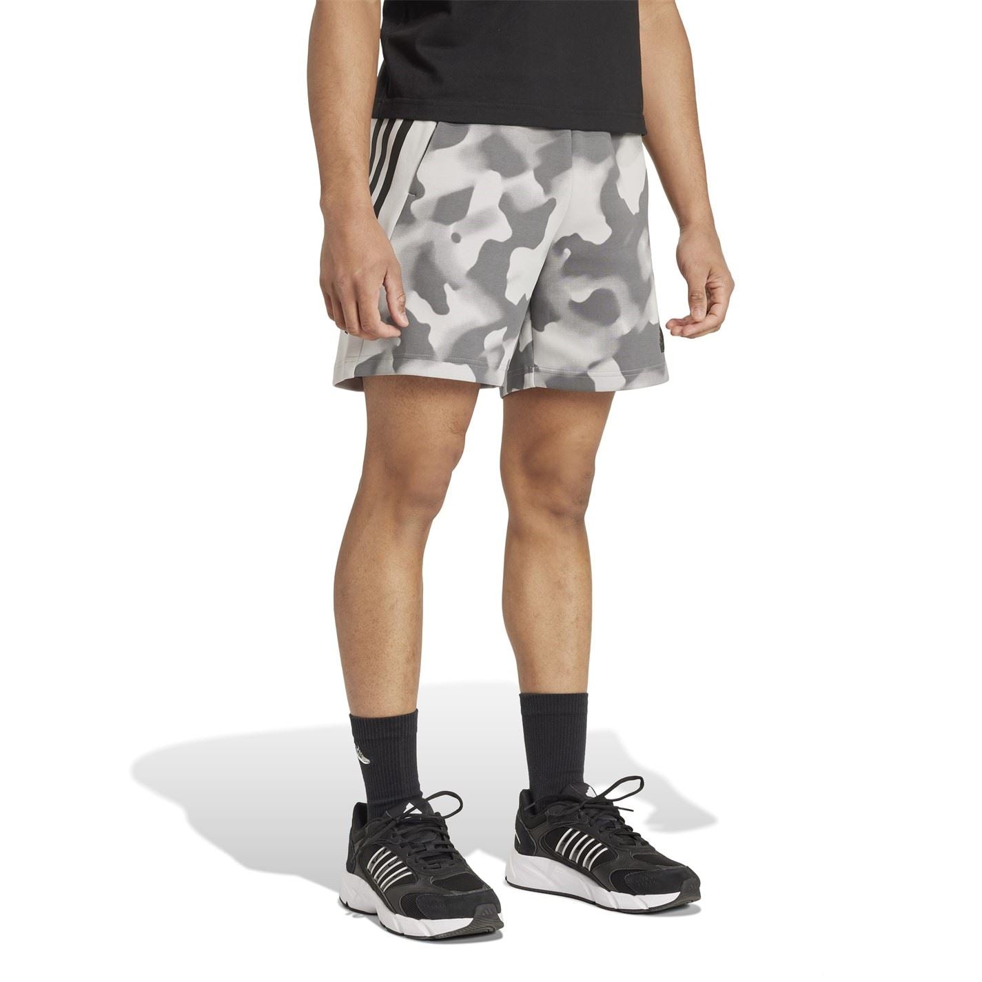 adidas Future Icons 3 Stripes Allover Print Shorts