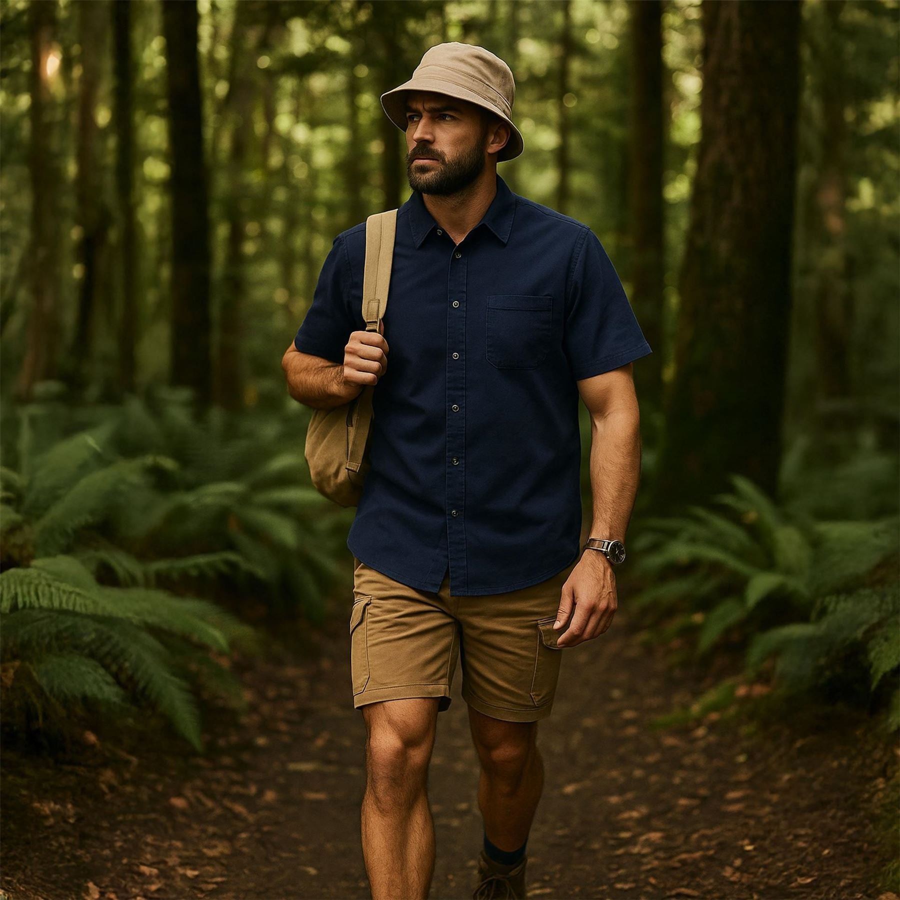 Roamers and Seekers Vaughn Collared Neck Short Sleeve Shirt