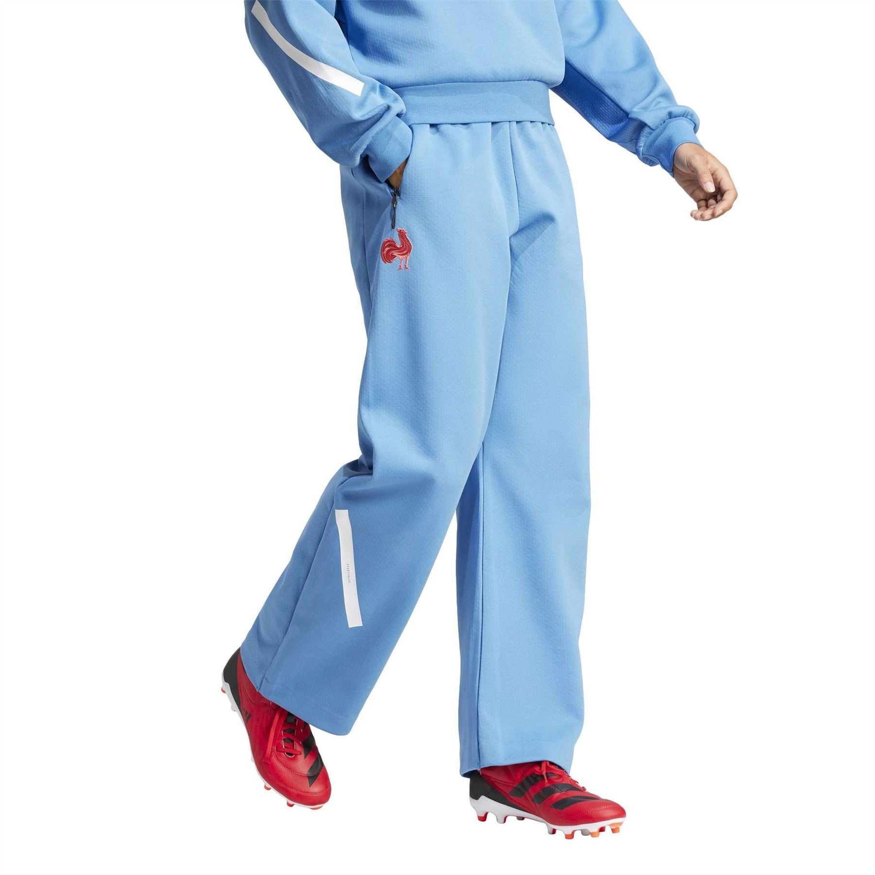 adidas France Rugby Barrel Tracksuit Bottoms 2025