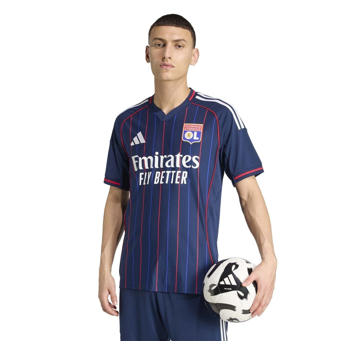 adidas Olympique Lyon Away Shirt 2025 2026 Adults