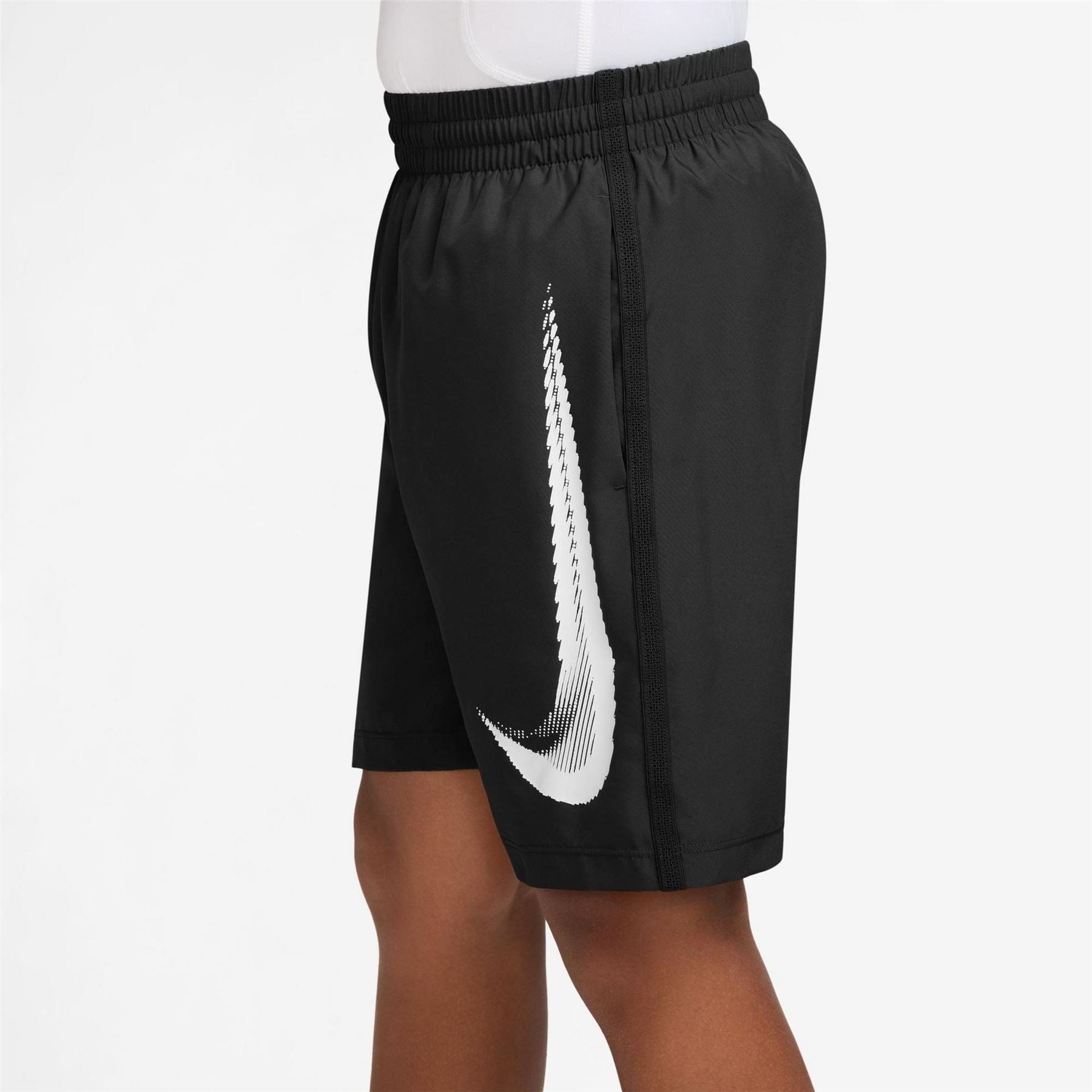 Nike Logo Print Bermuda Shorts with Elasticated Waistband