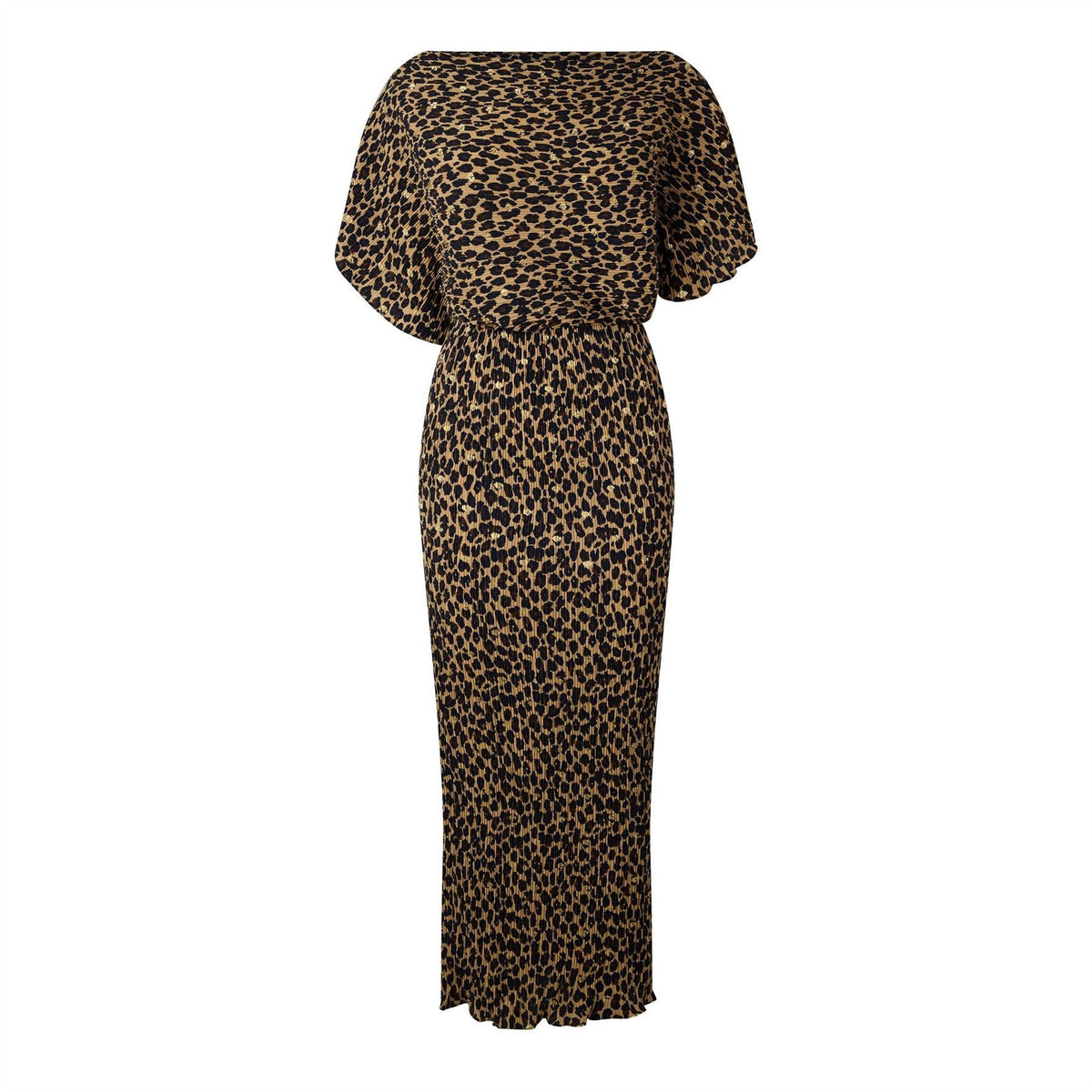Never Fully Dressed Tilly Boat Neck Short Sleeve Maxi Dress