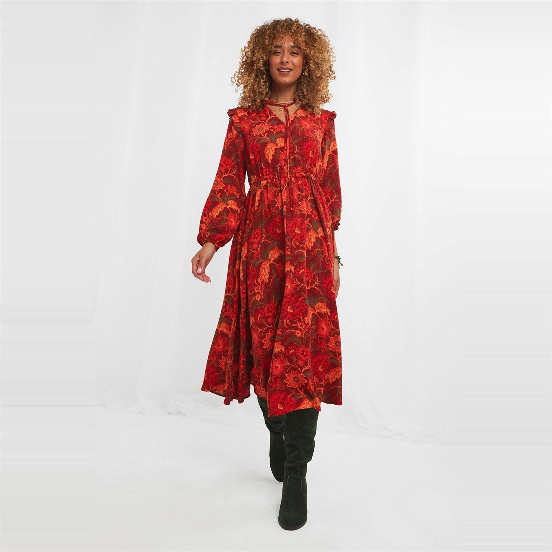 Joe Browns Floral Midi Dress