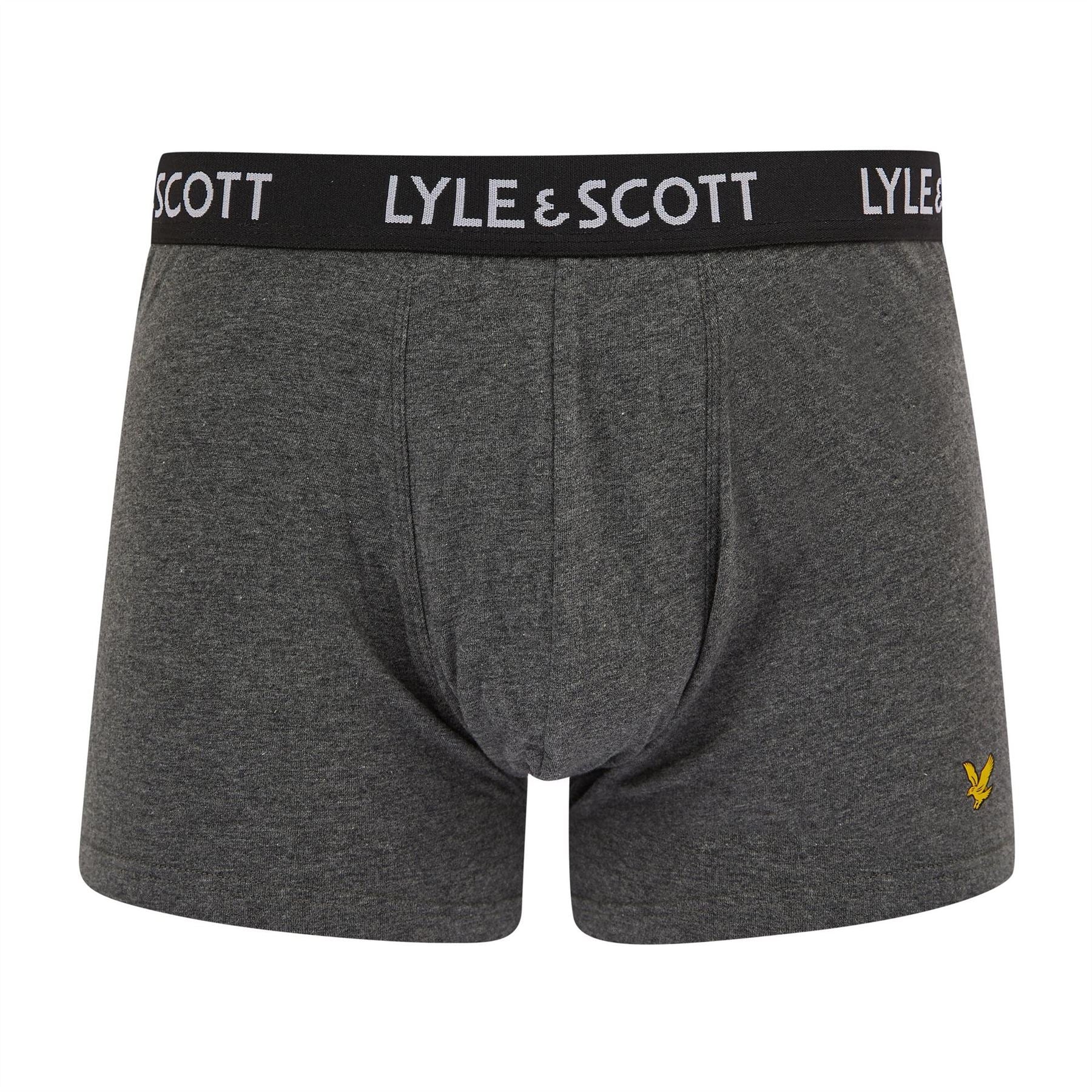 Lyle and Scott 5 Pack Core Plain Design Trunk