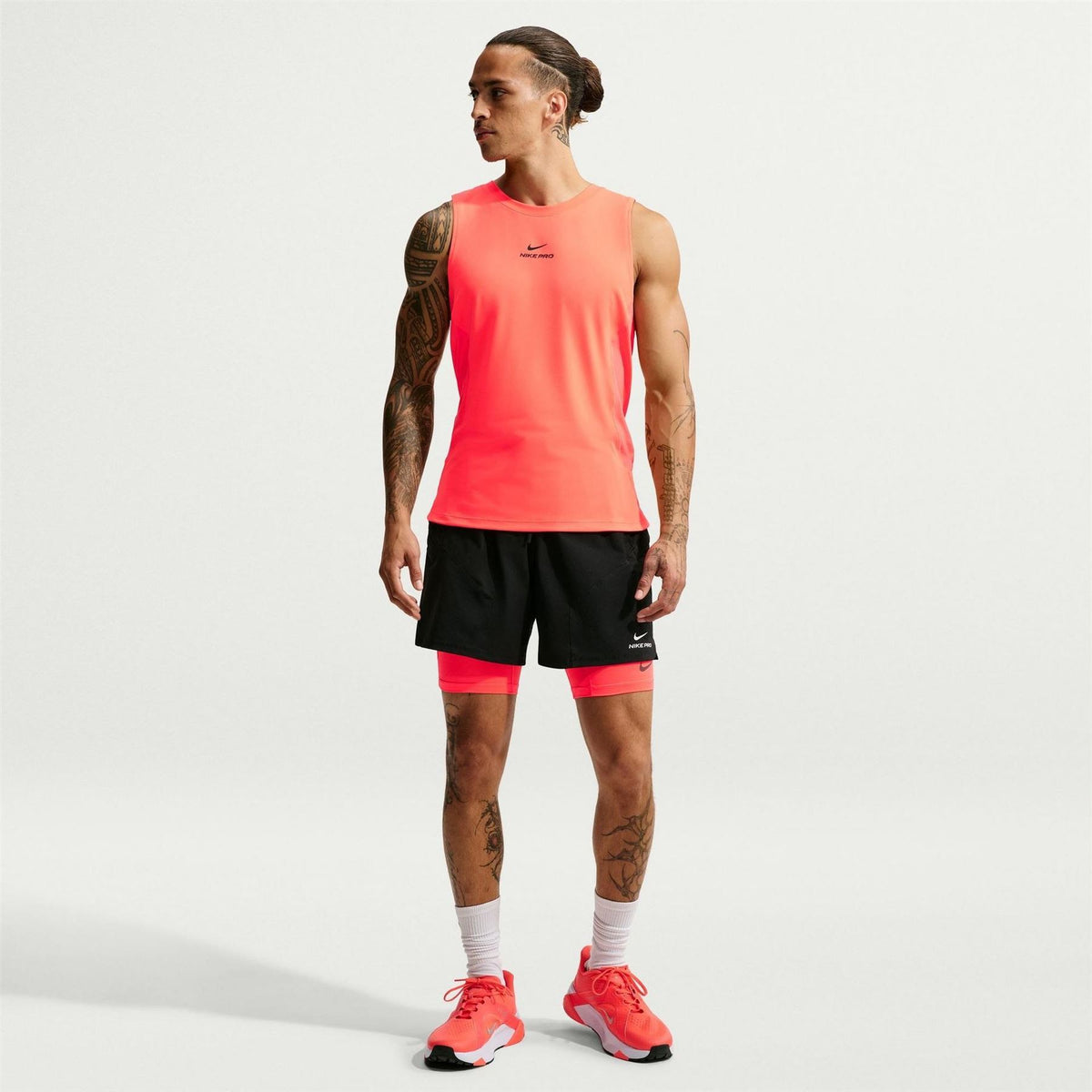 Nike Pro Long Dri Fit Compression Gym Shorts