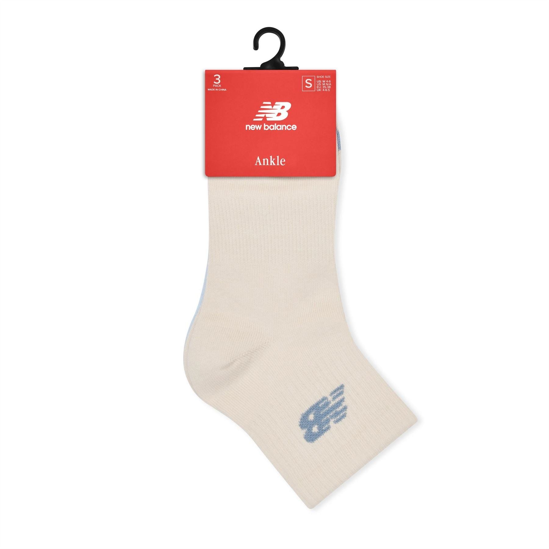 New Balance Everyday Ankle Socks 3 Pack Adults