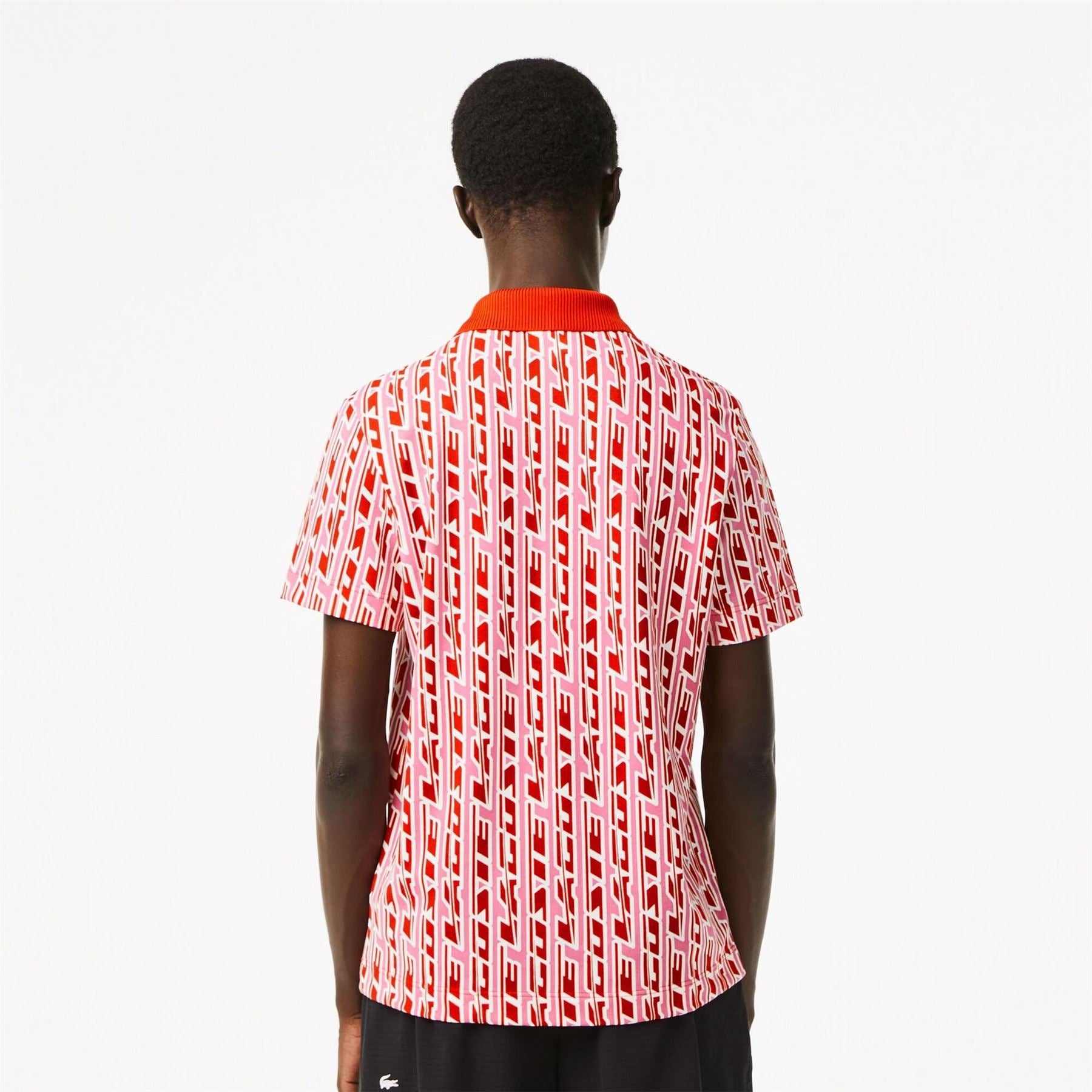 Lacoste Printed Short Sleeve Polo Shirt