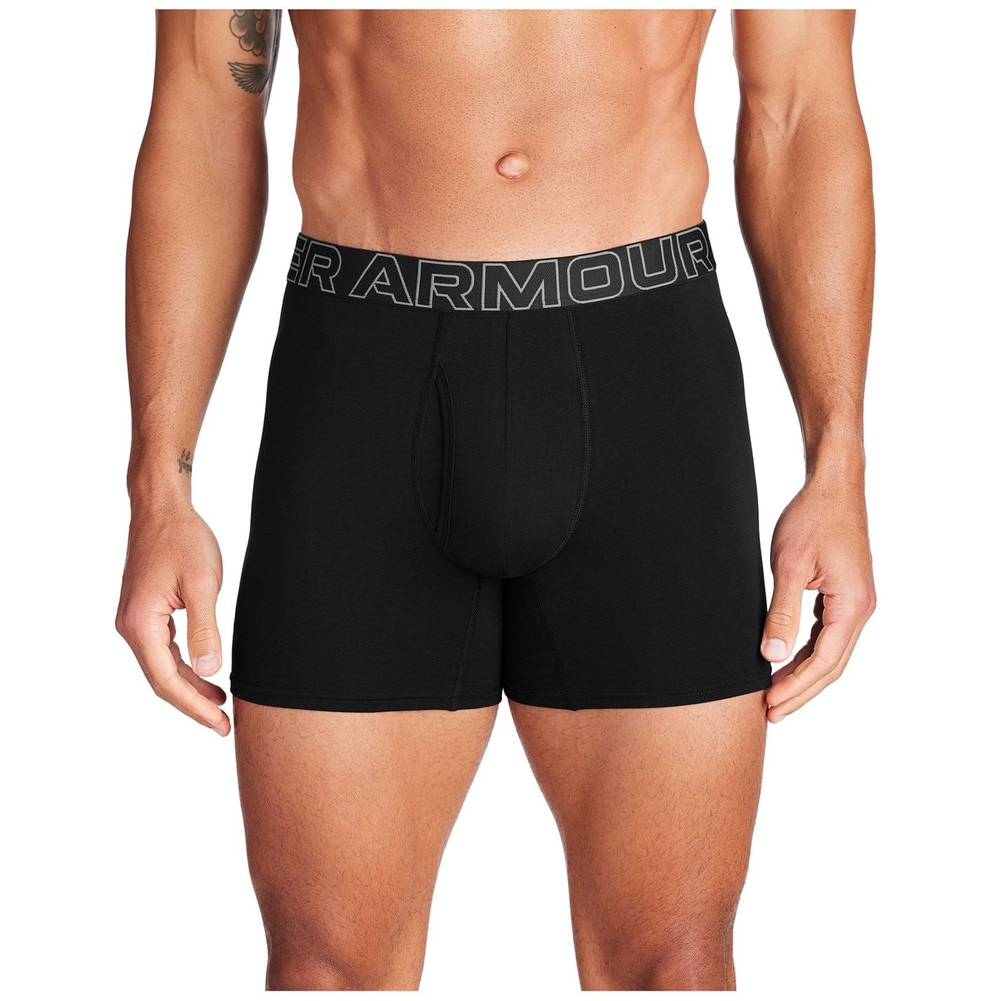 Under Armour Cotton 3 Pack Boxer Brief