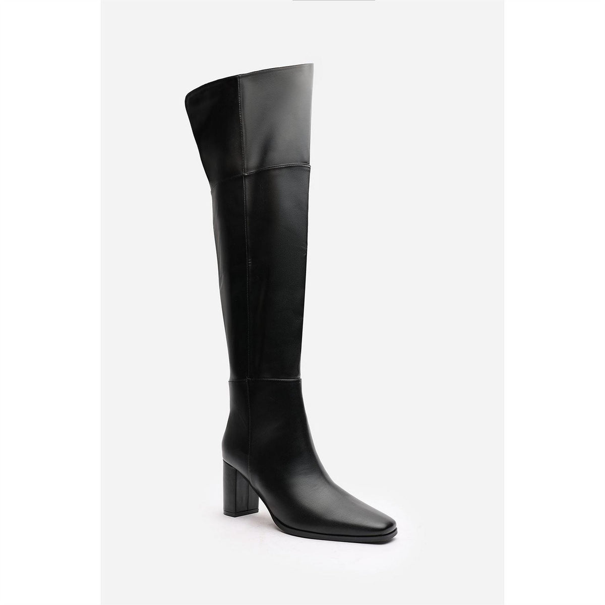 Wheres That From Over the Knee Block Heel Boots