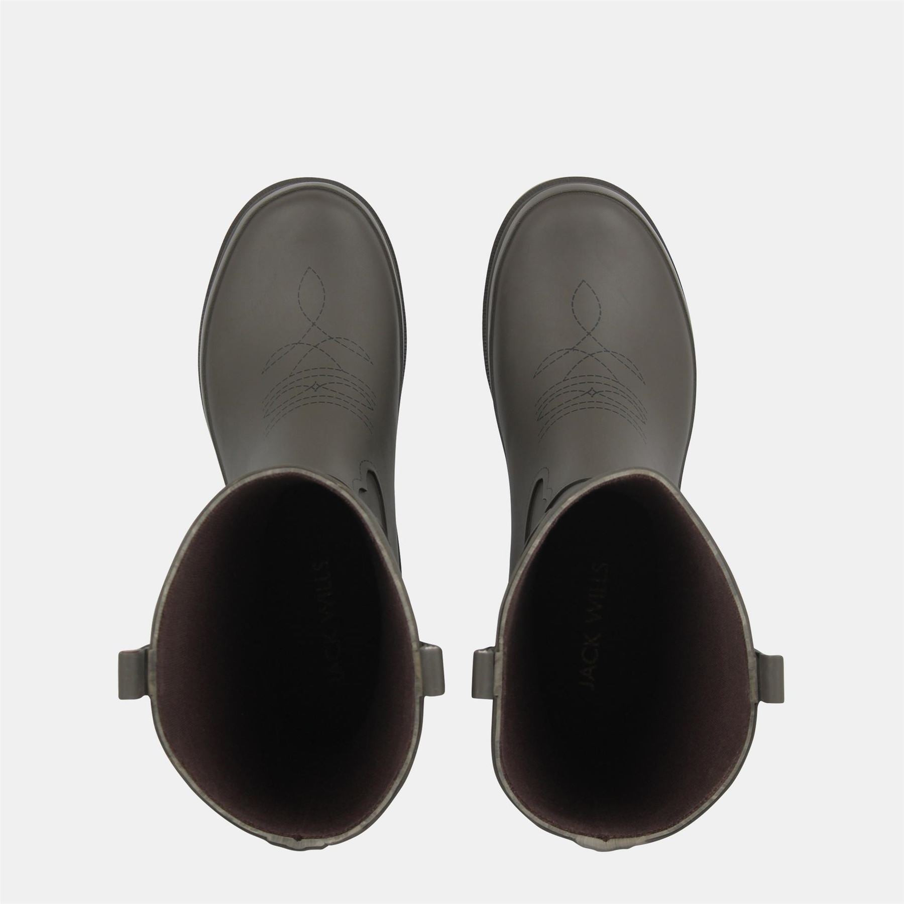 Jack Wills Cowboy Wellington Boots with Lug Sole