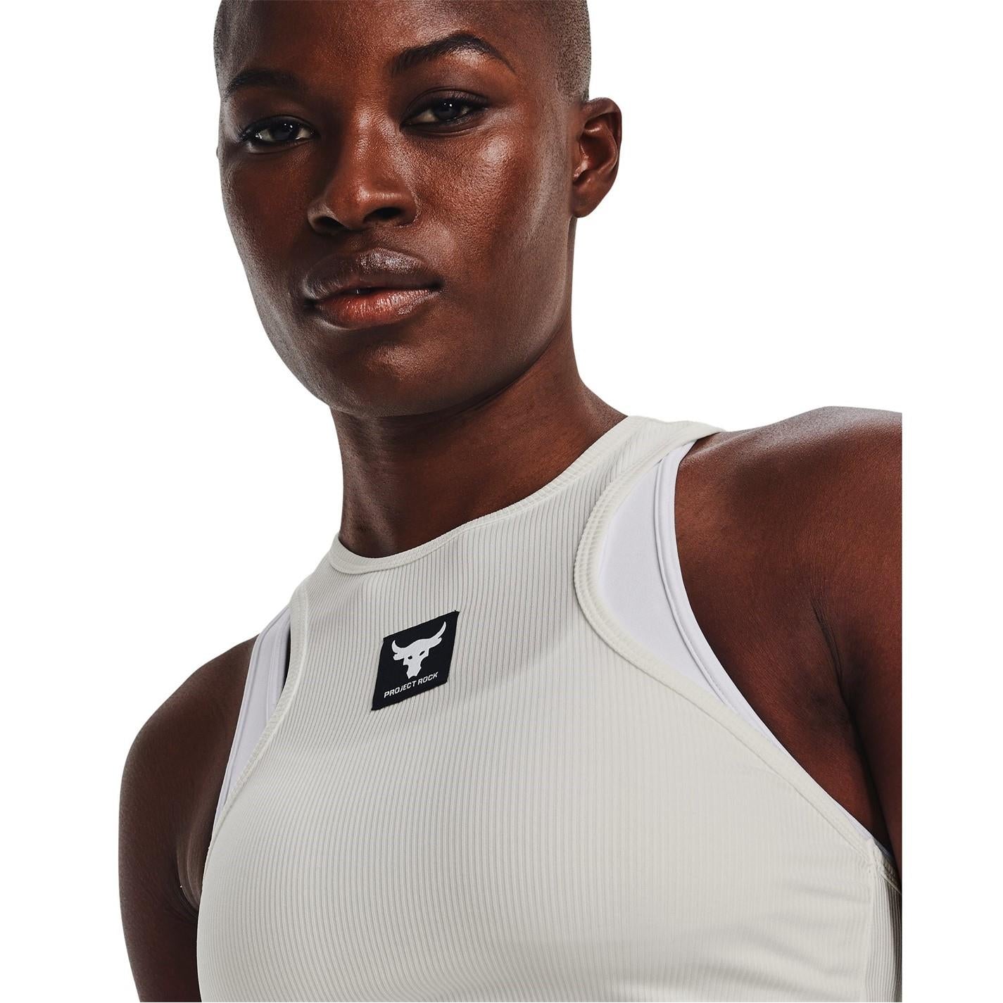 Under Armour Womens Project Rock Rib Tank