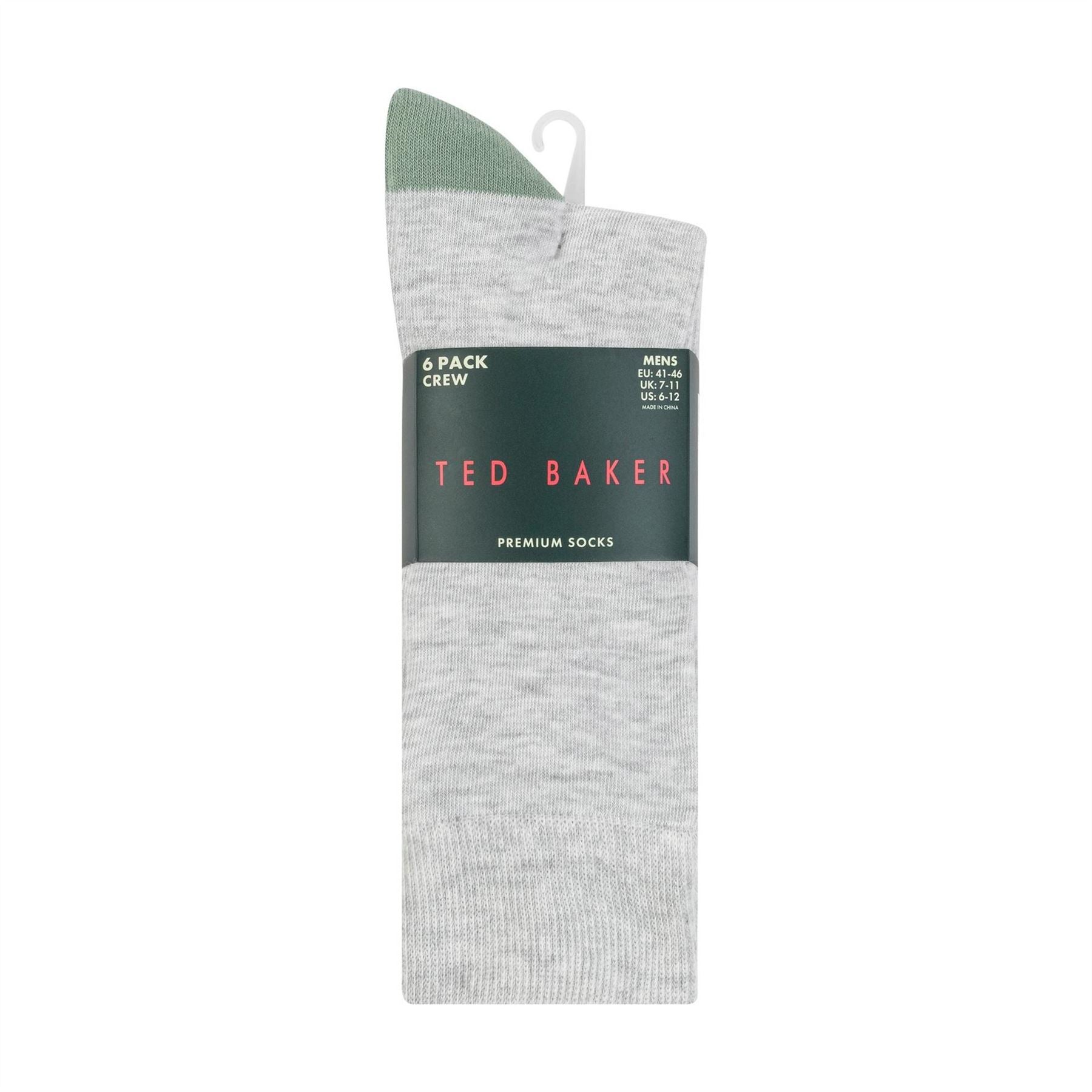 Ted Baker 6 Pack Formal Crew Long Socks