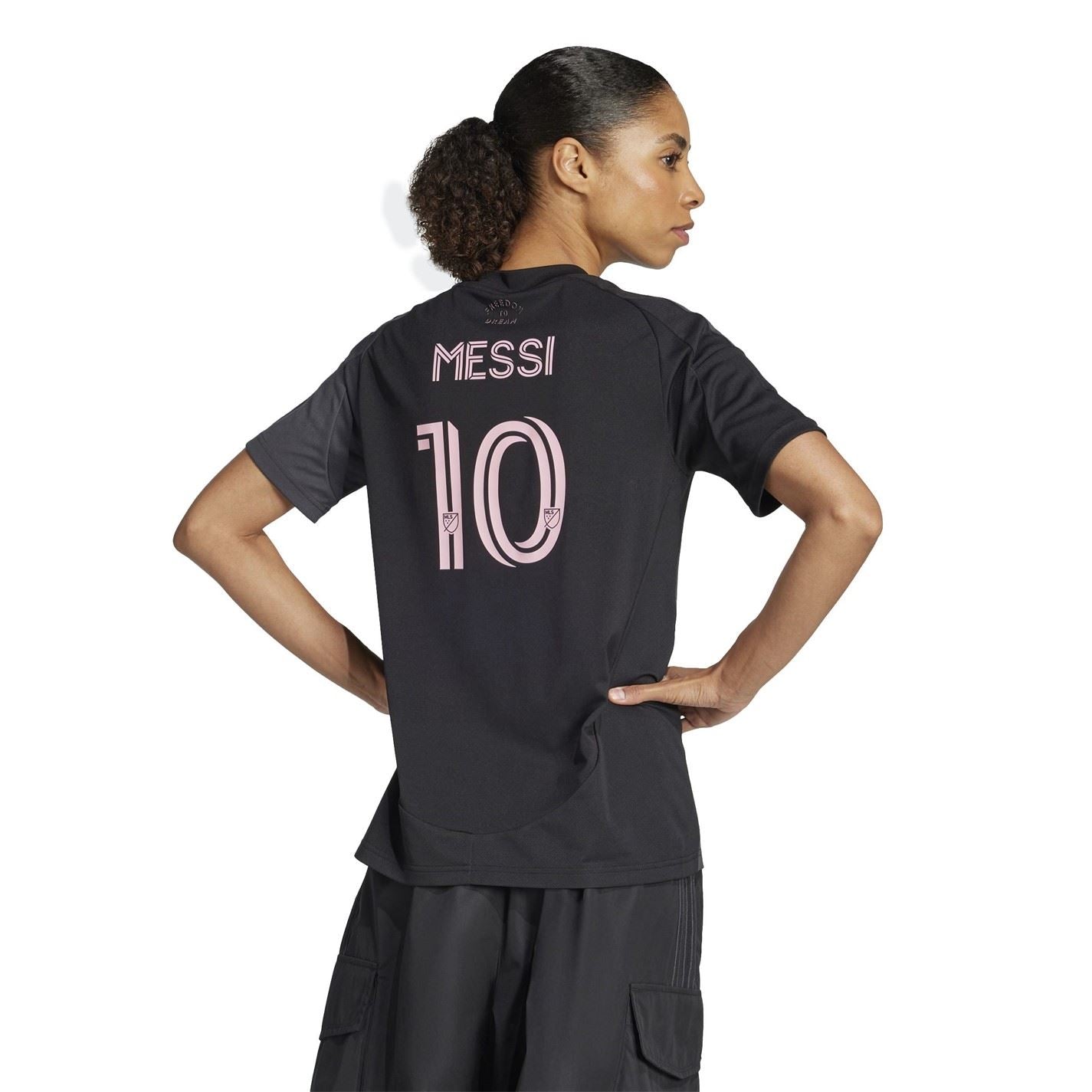 adidas Womens Inter Miami Away Messi Shirt 2025 2026