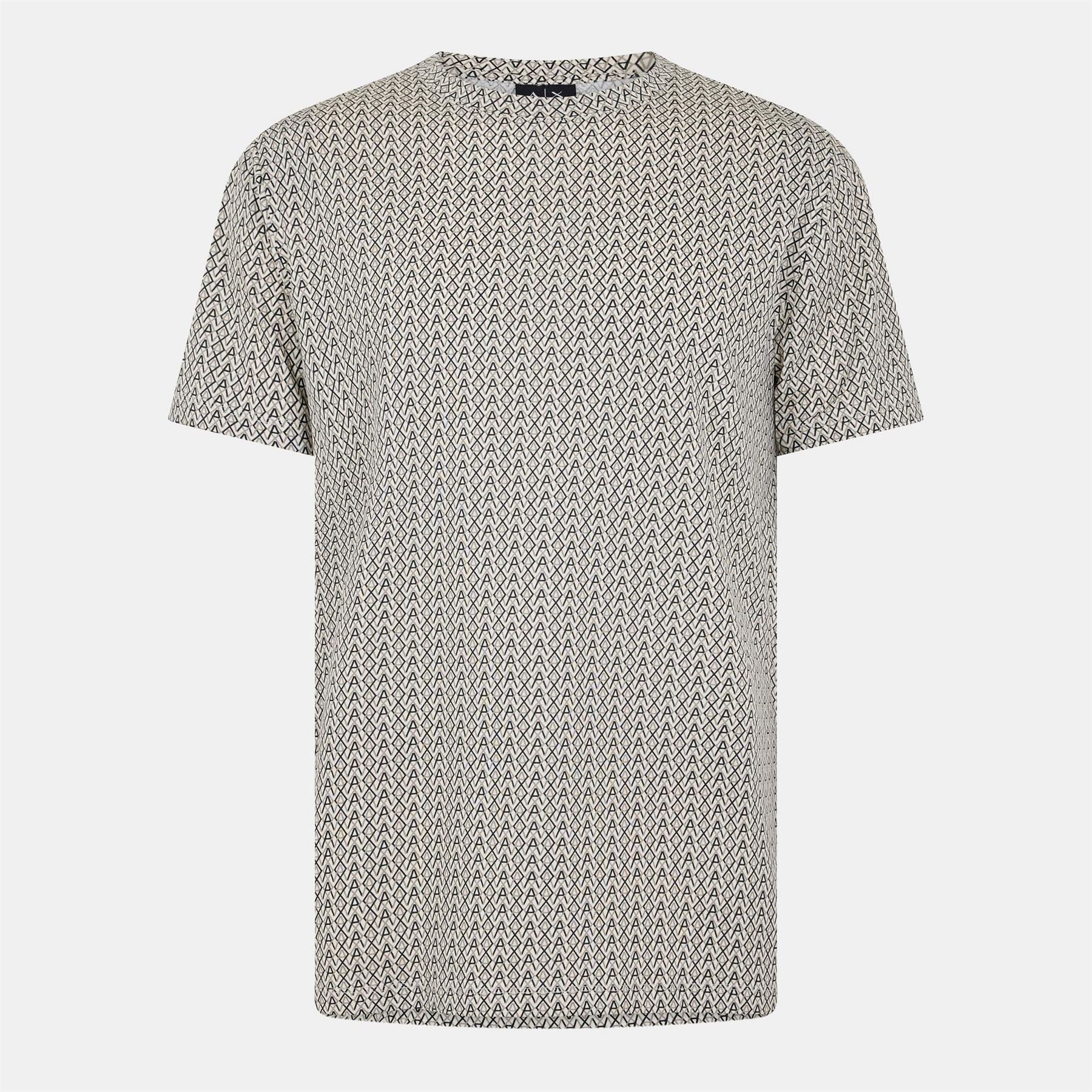 Armani Exchange Crew Neck Short Sleeve Regular Fit T-Shirt