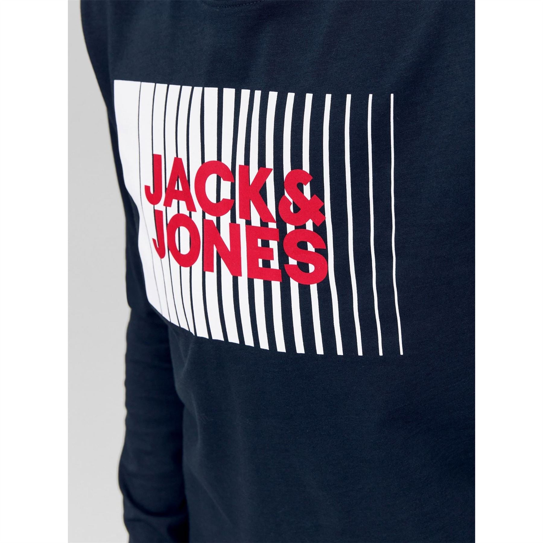 Jack and Jones Junior And Junior Logo Long Sleeve Regular Fit T-Shirt