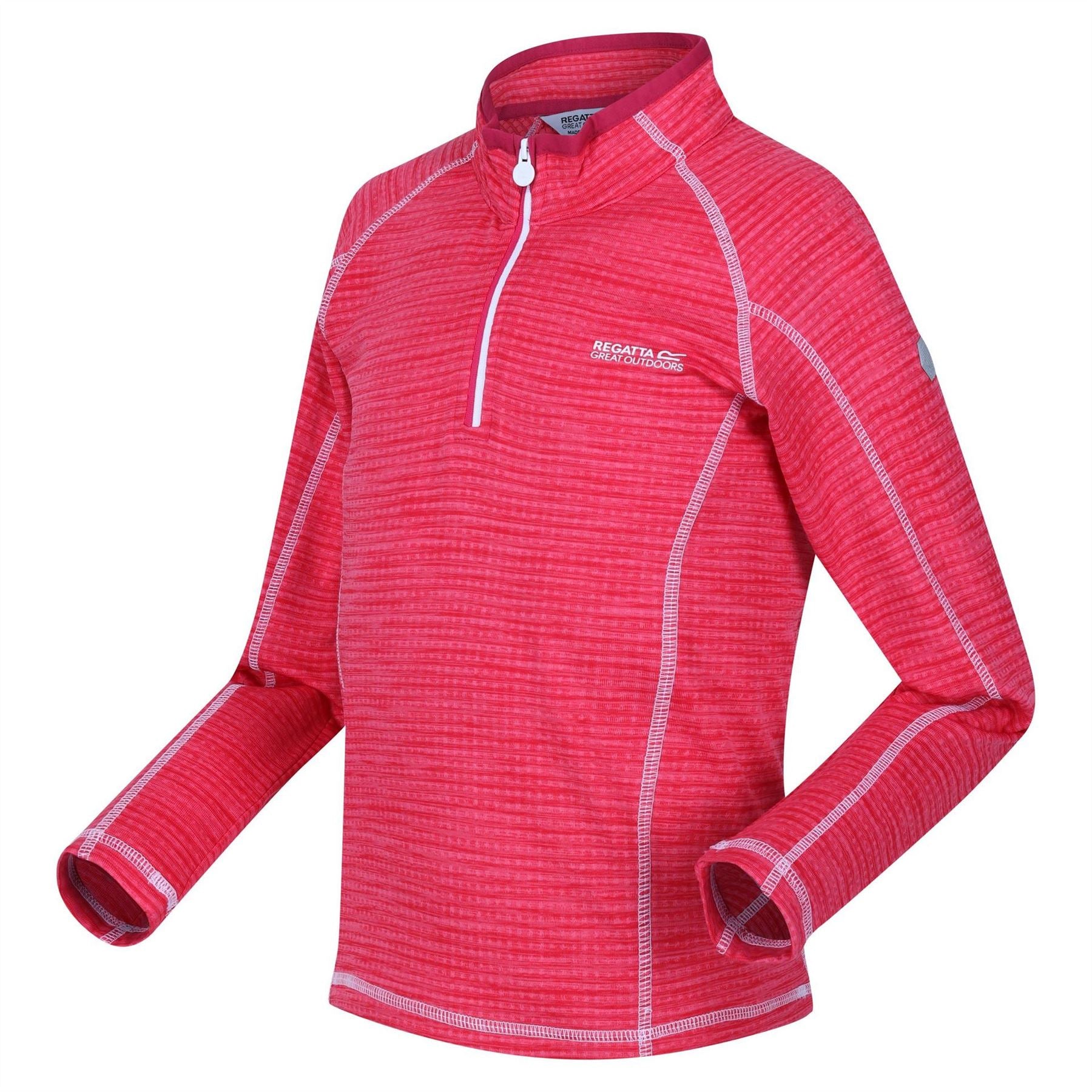 Regatta Berley Zip Neck Funnel High Collar Long Sleeve Sweatshirt