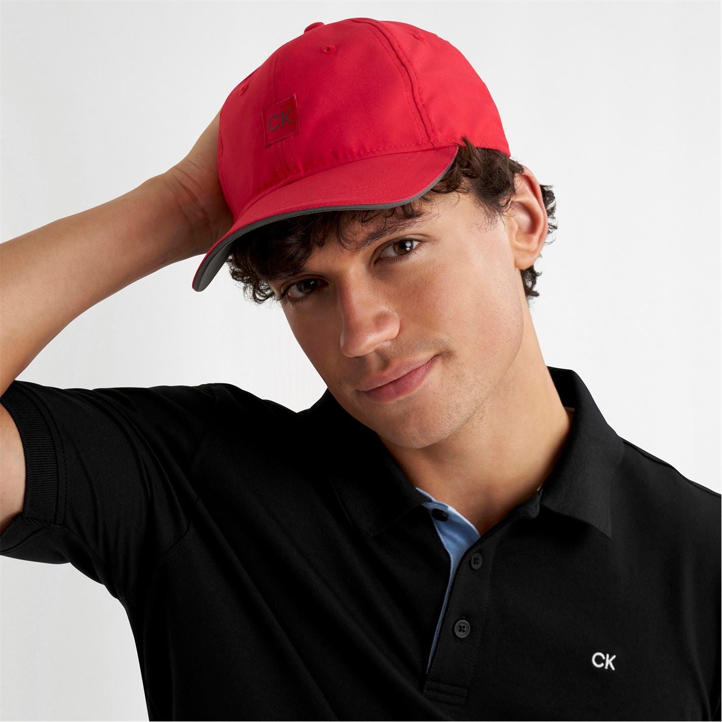Calvin Klein Golf Curved Brim Adjustable Dad Cap