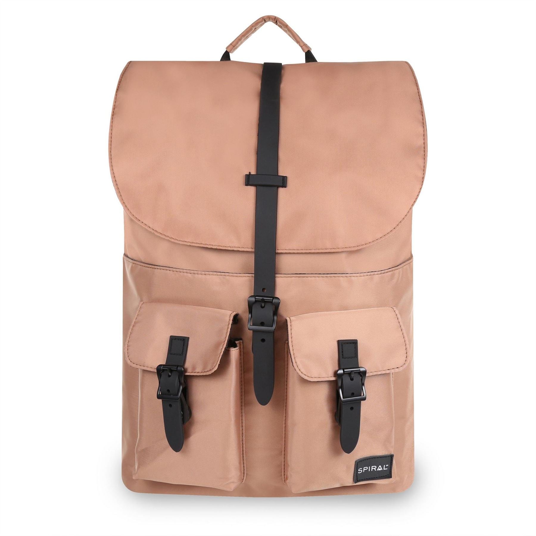 Spiral Fontwell Rectangle Shape Rucksack with Logo Badge