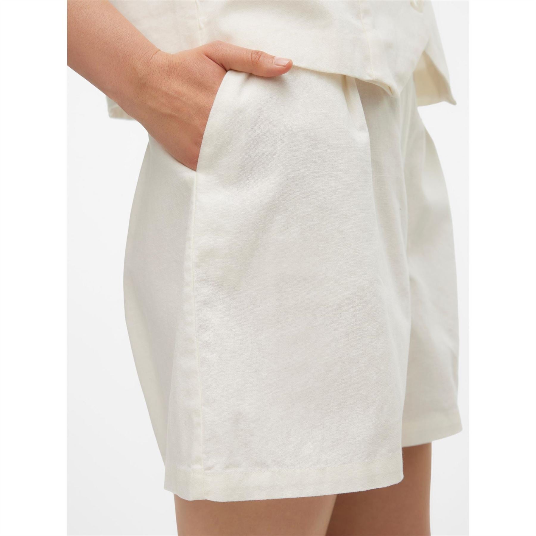 Vero Moda May Solid Bermuda Shorts