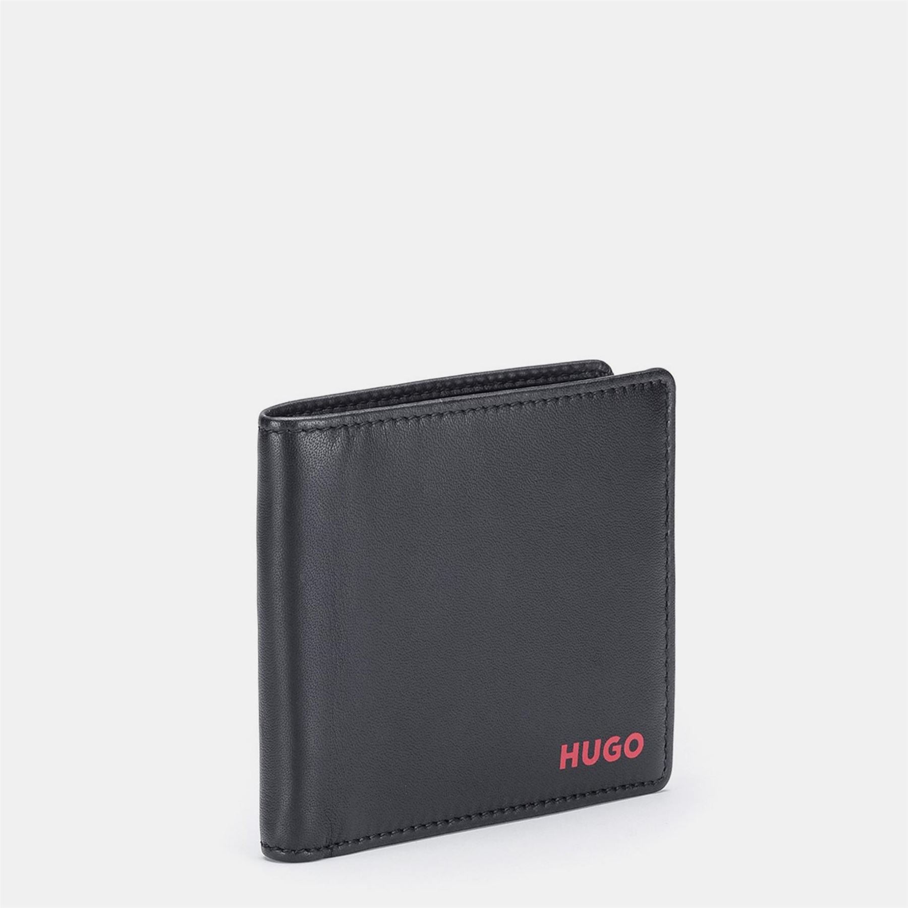 Hugo Subway Leather Bi Fold Card Wallet