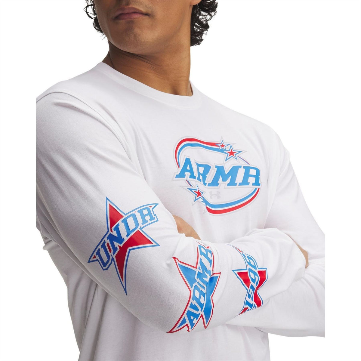 Under Armour 60 40s Stacked Stars Long Sleeve T-Shirt