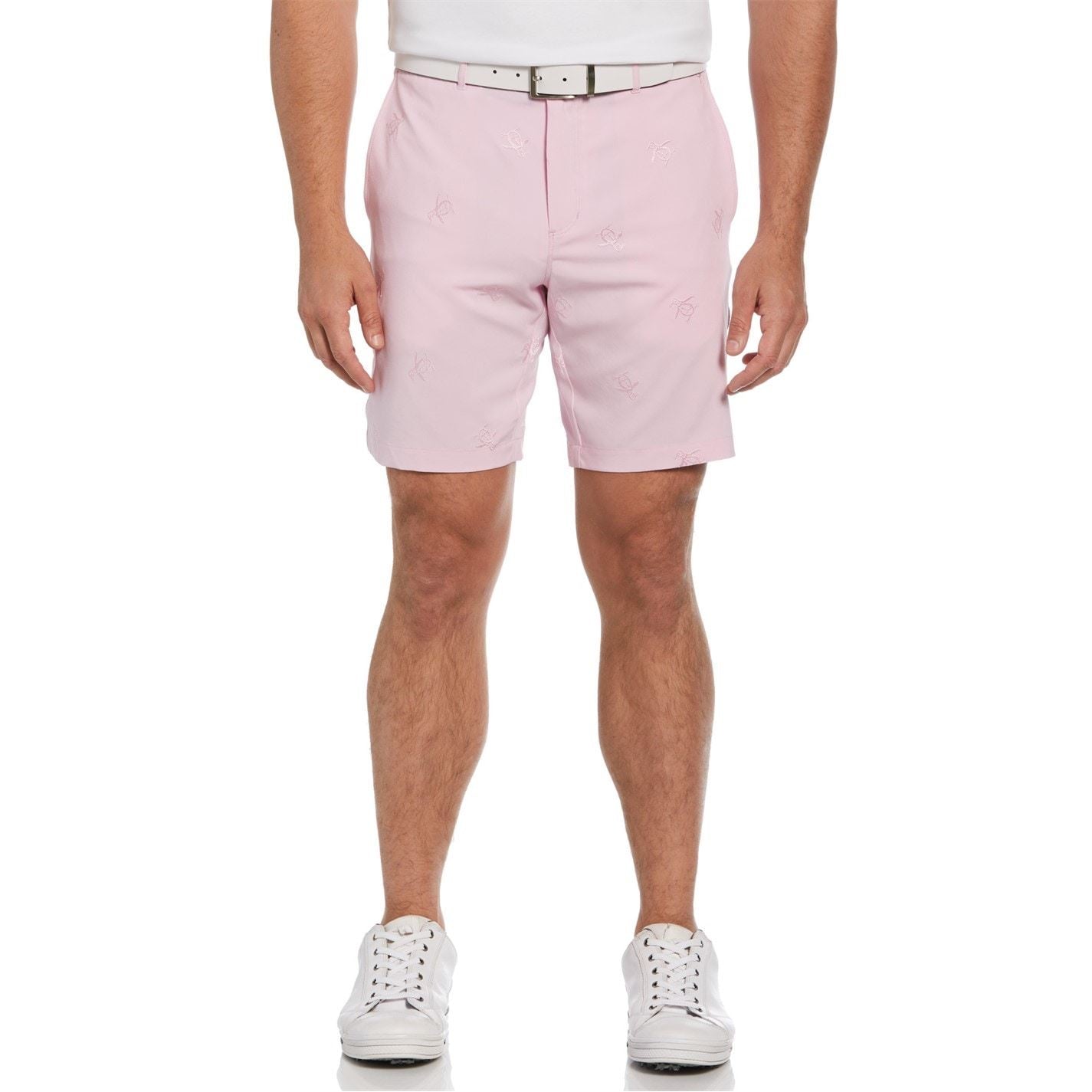 Original Penguin Golf Pete Emdry Logo Print Athletic Shorts