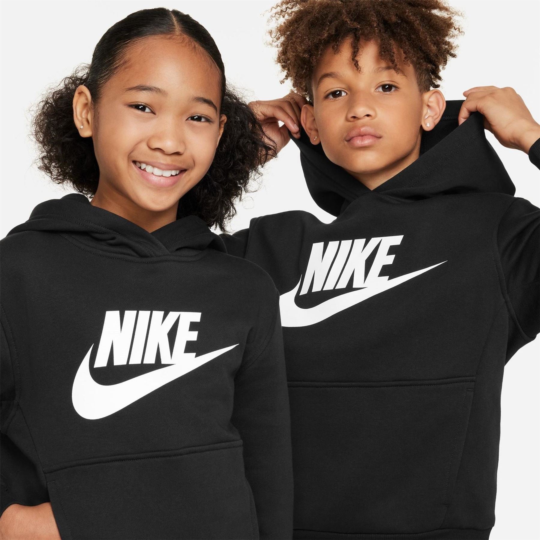 Nike Hooded Relaxed Fit Long Sleeve Sweatshirt