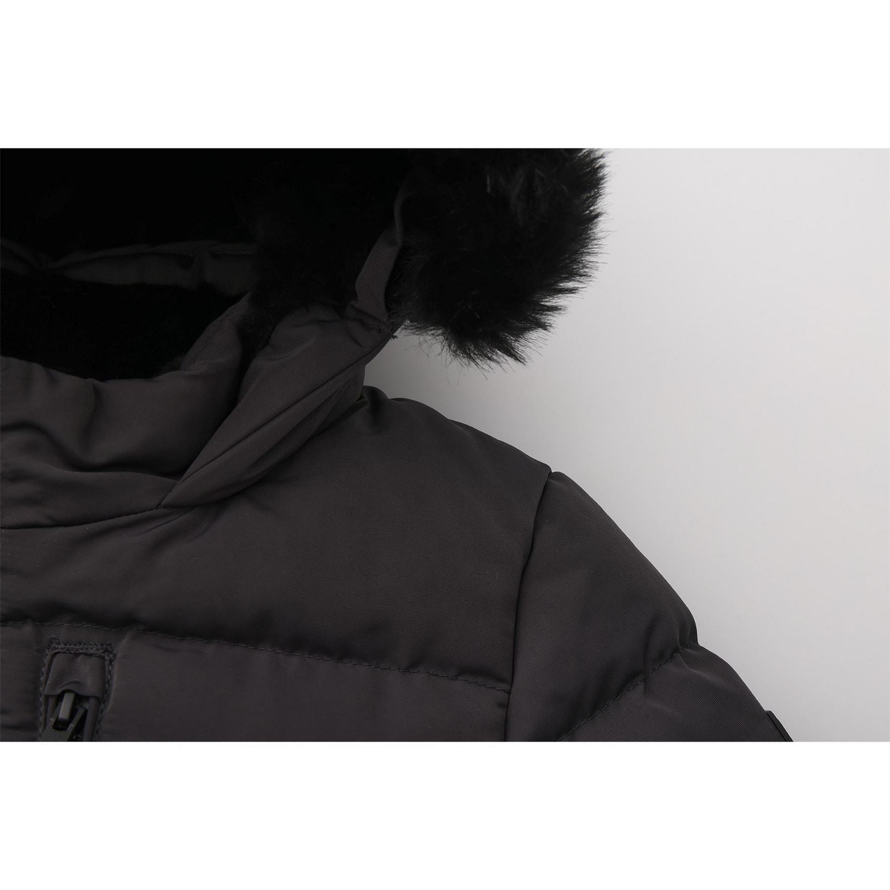 SoulCal Boys 2 Zip Bubble Jacket Junior