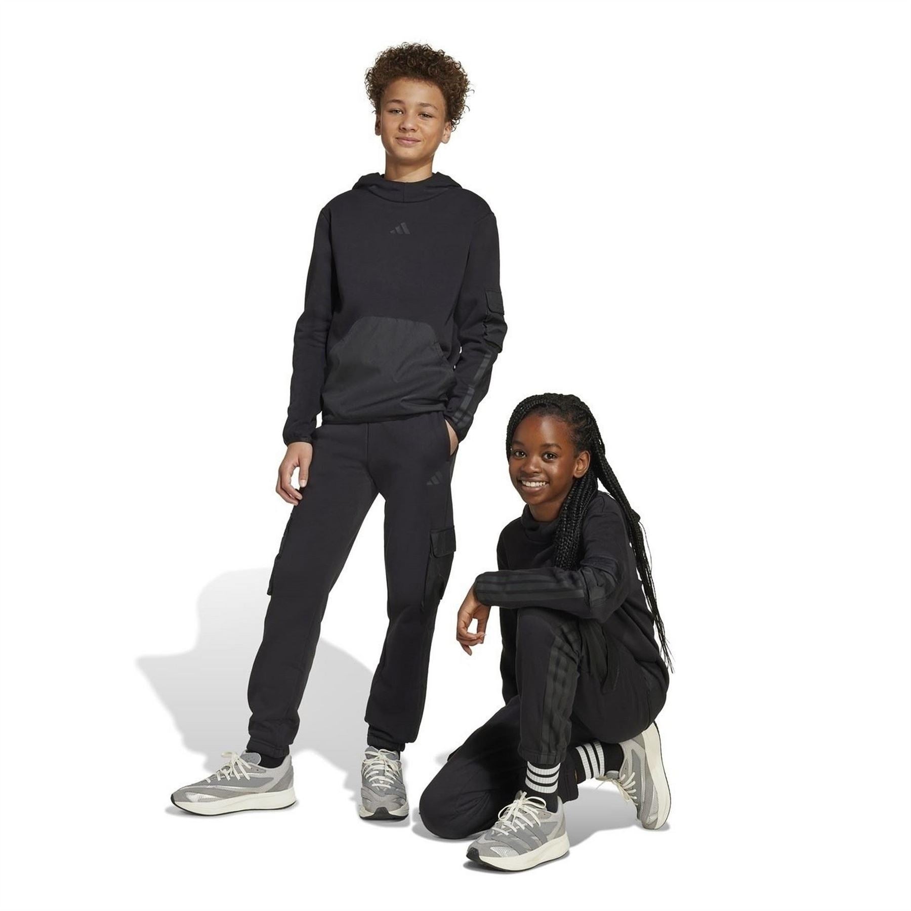 adidas Utility Fleece Cargo Joggers Juniors