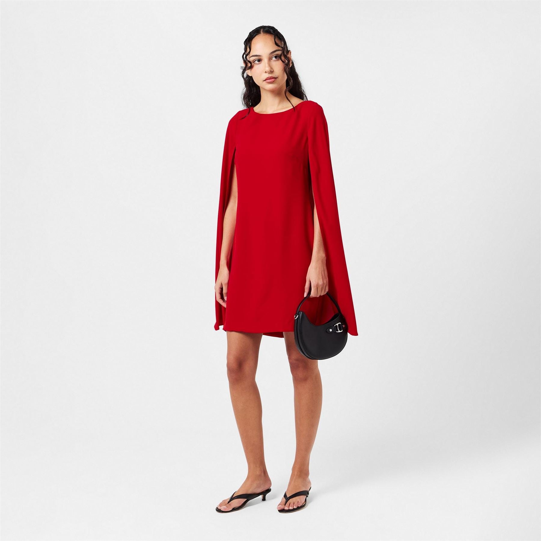 Lauren by Ralph Lauren Petra Boat Neck Long Sleeve Mini Dress