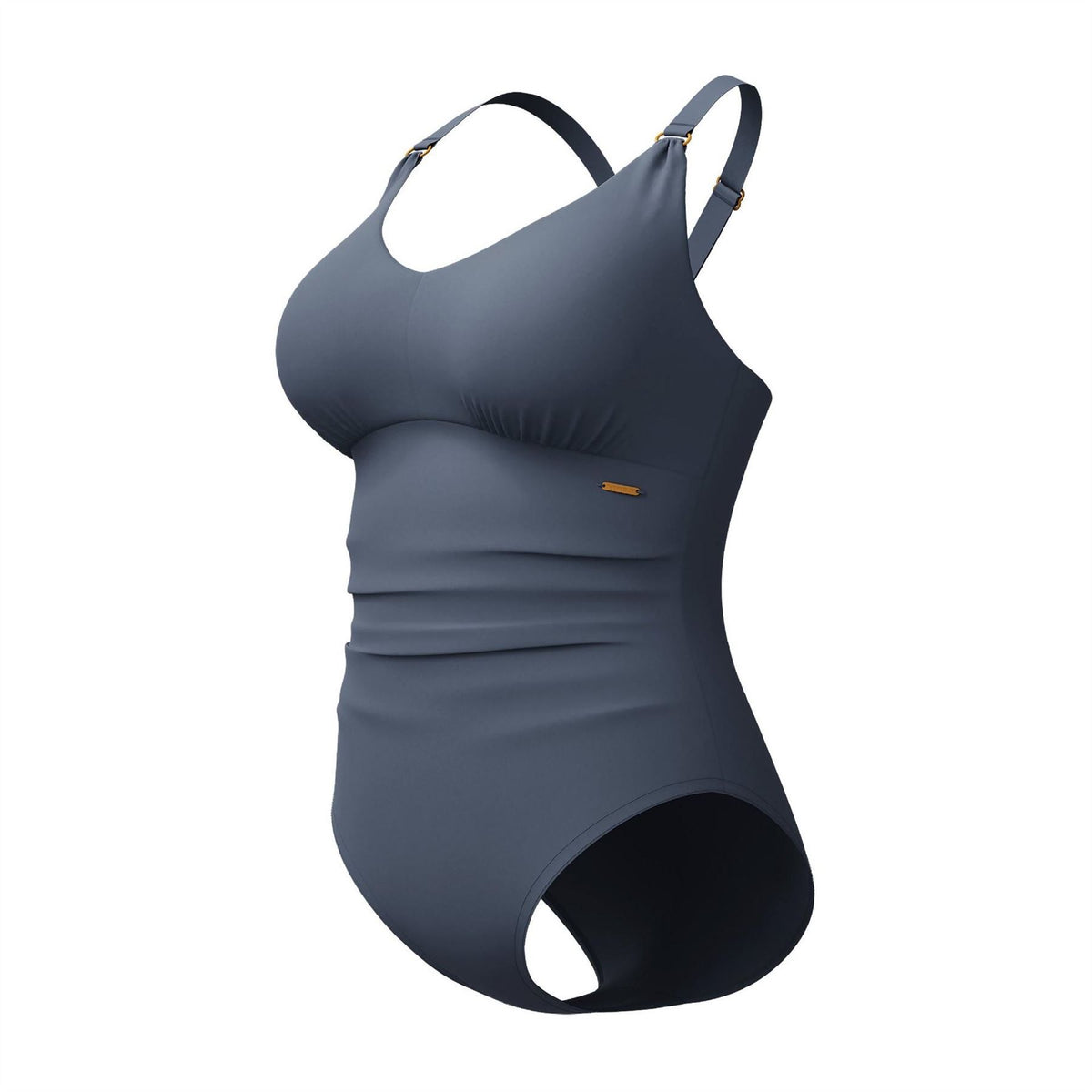 Speedo Shaping V Neck Cross Back One Piece Swimsuit