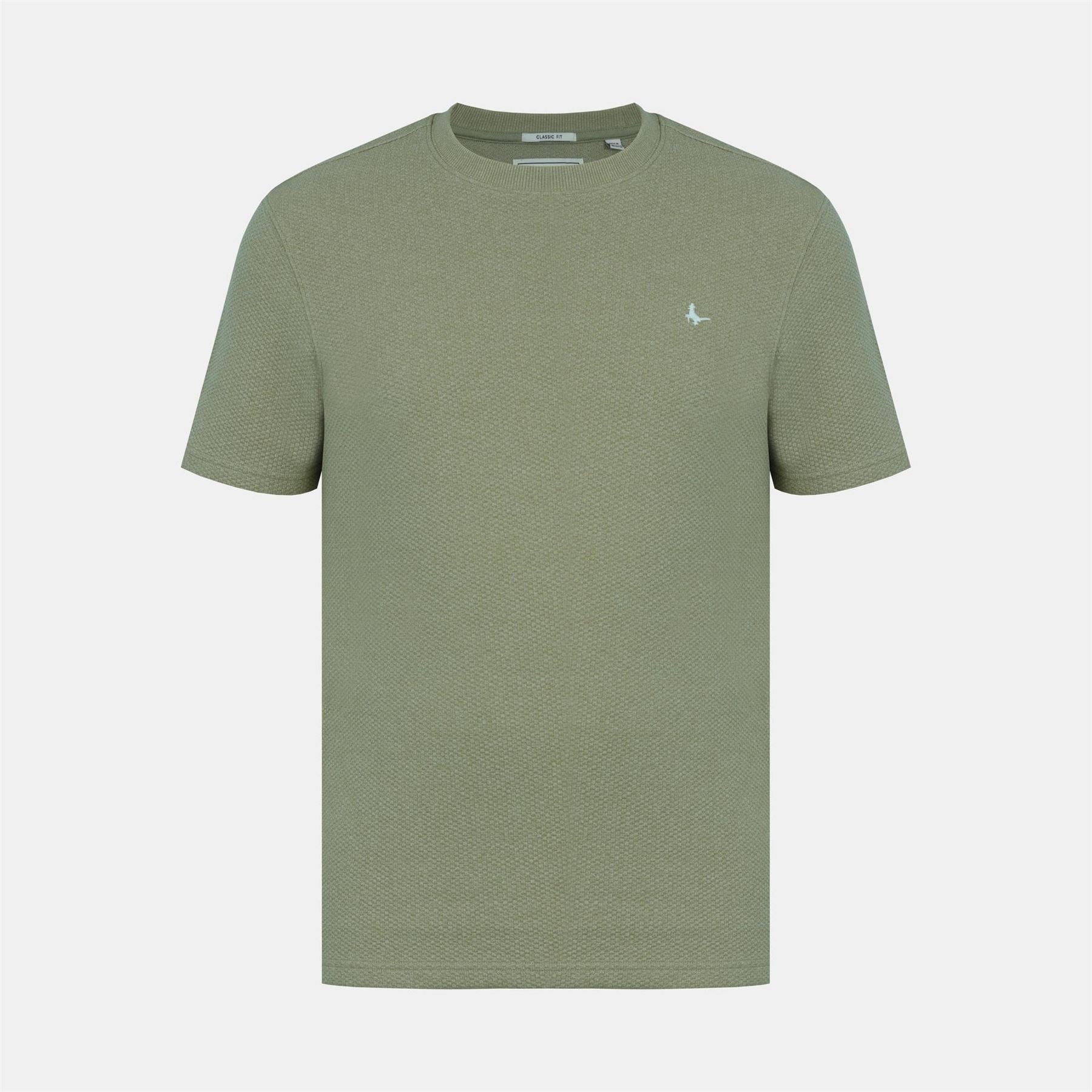 Jack Wills Jw Bubble Texture Cotton Short Sleeve Crew Neck Oversized T-Shirt