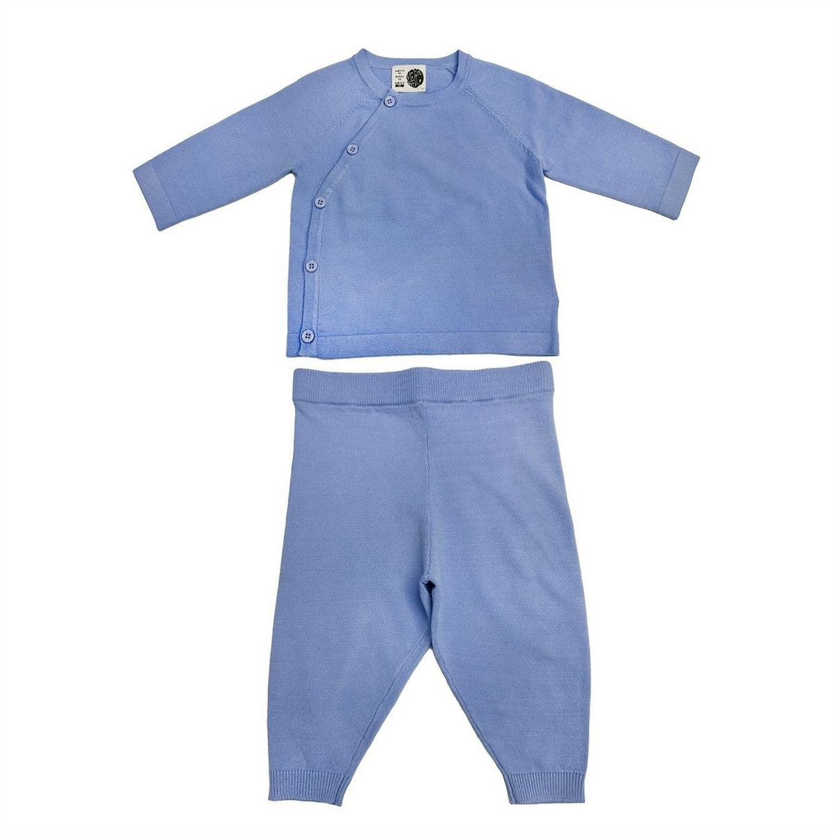 Pretty Green Cotton Long Sleeve Crew Neck Pyjama Set