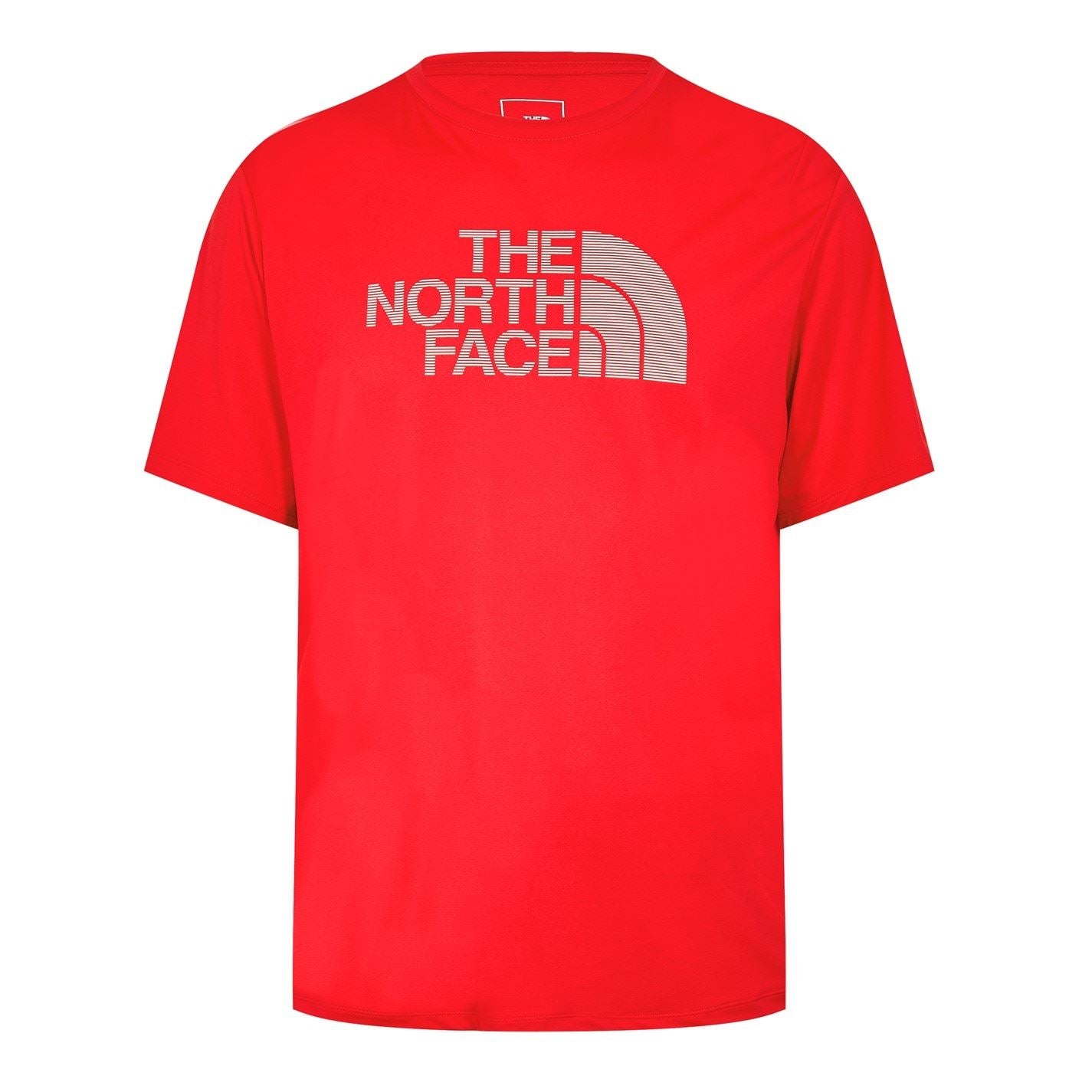 The North Face Mens North Face M 24 7 S S Easy Tee Reg High Risk R T-Shirt